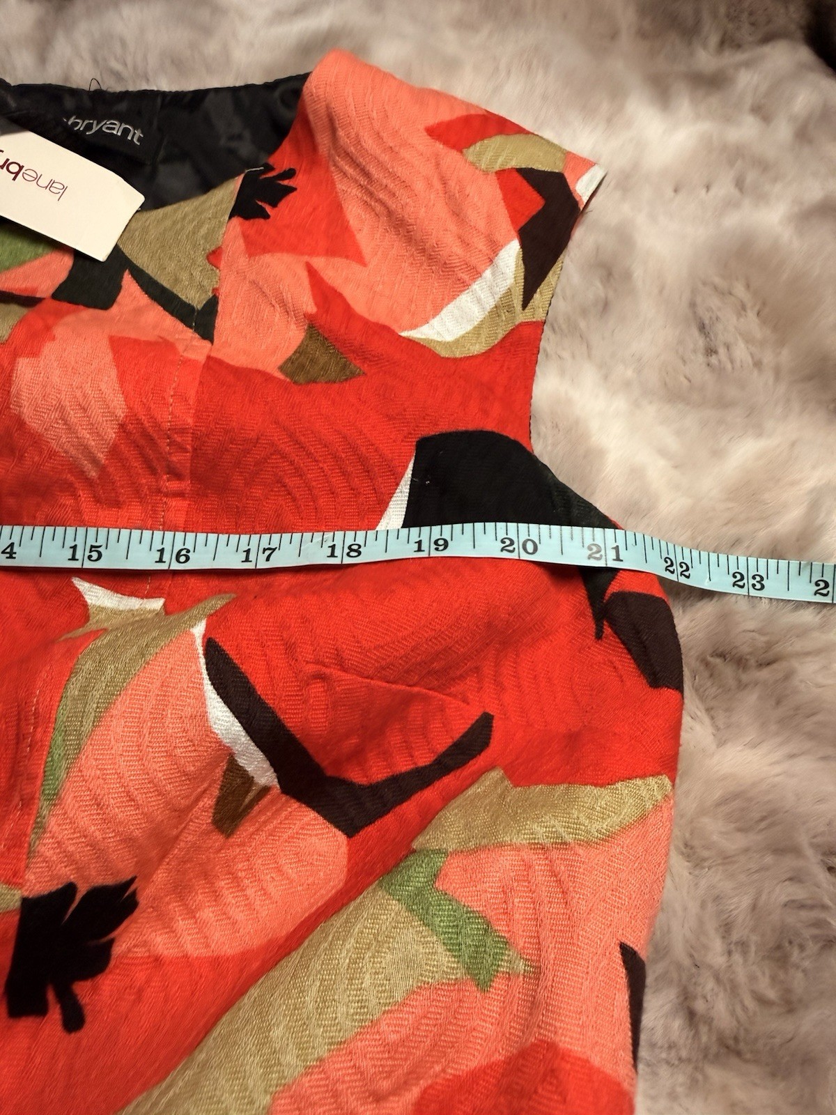 Lane Bryant Vibrant Colored Sleeveless Floral Coastal Dress Size 18 NWT