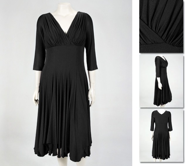 *NEW* Zaftique LS HOLLYWOOD DIVA Dress BLACK 1Z 5Z / 16 32 / XL 1X 5X