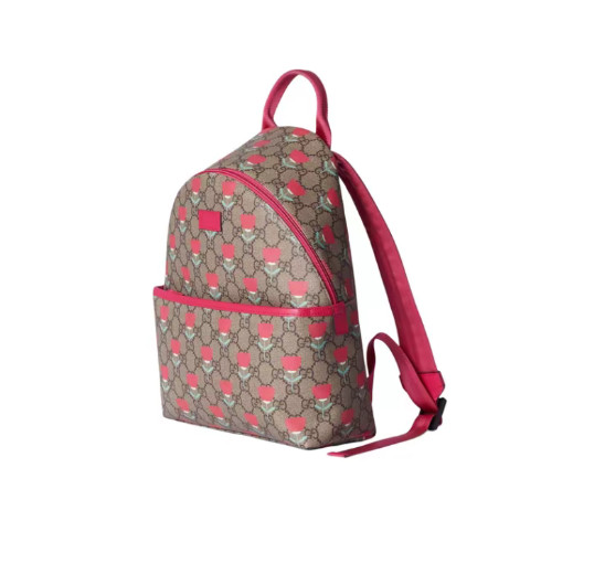 GUCCI GG Supreme Canvas Shoulder Bag Children’s Dark Brown 9.8*4.3*12.6 in