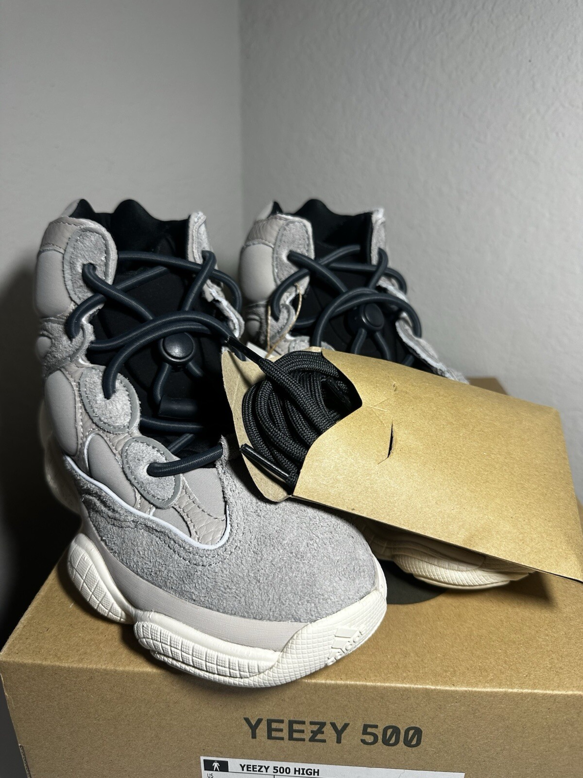 Size 6 – adidas Yeezy 500 High Mist Stone – Brand New