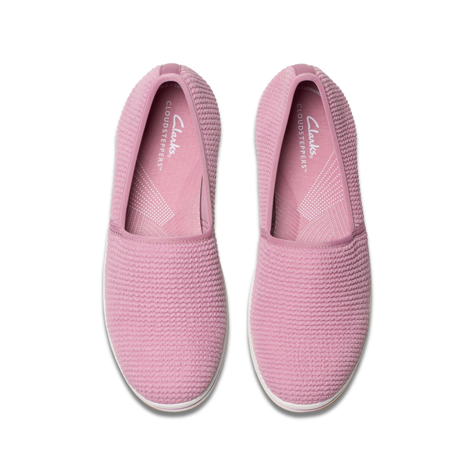 Clarks Womens BreezeStretch Purple Casual Shoes