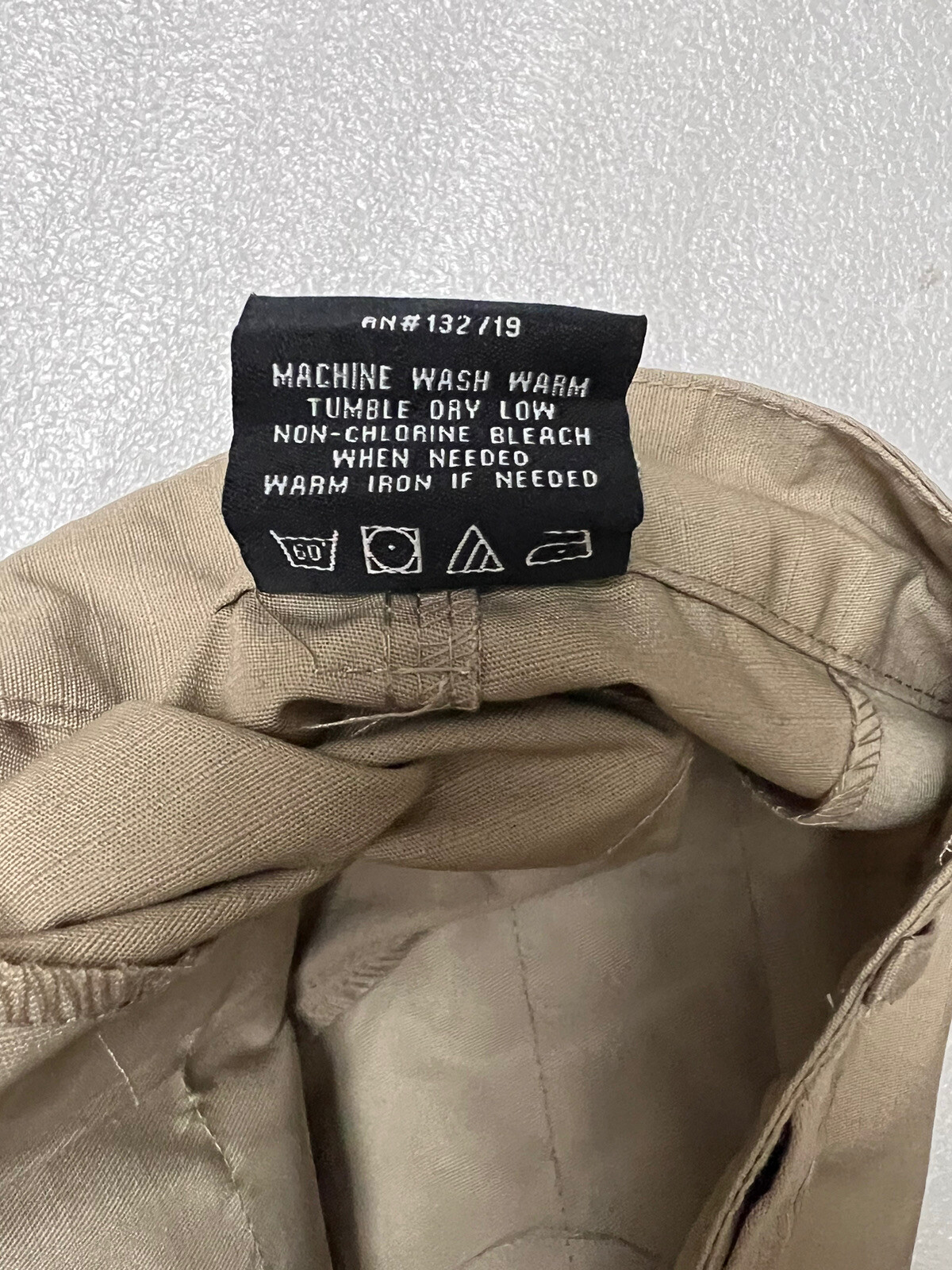 Military BDU Pants Khaki Ripstop Size Medium Regular New.
