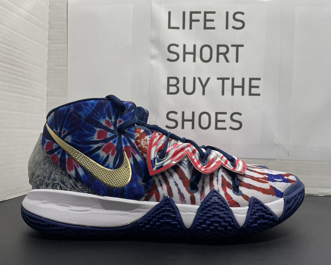 Nike Kybrid S2 What the USA Blue Void Gold White CQ9323 400 Men’s Size 10.5