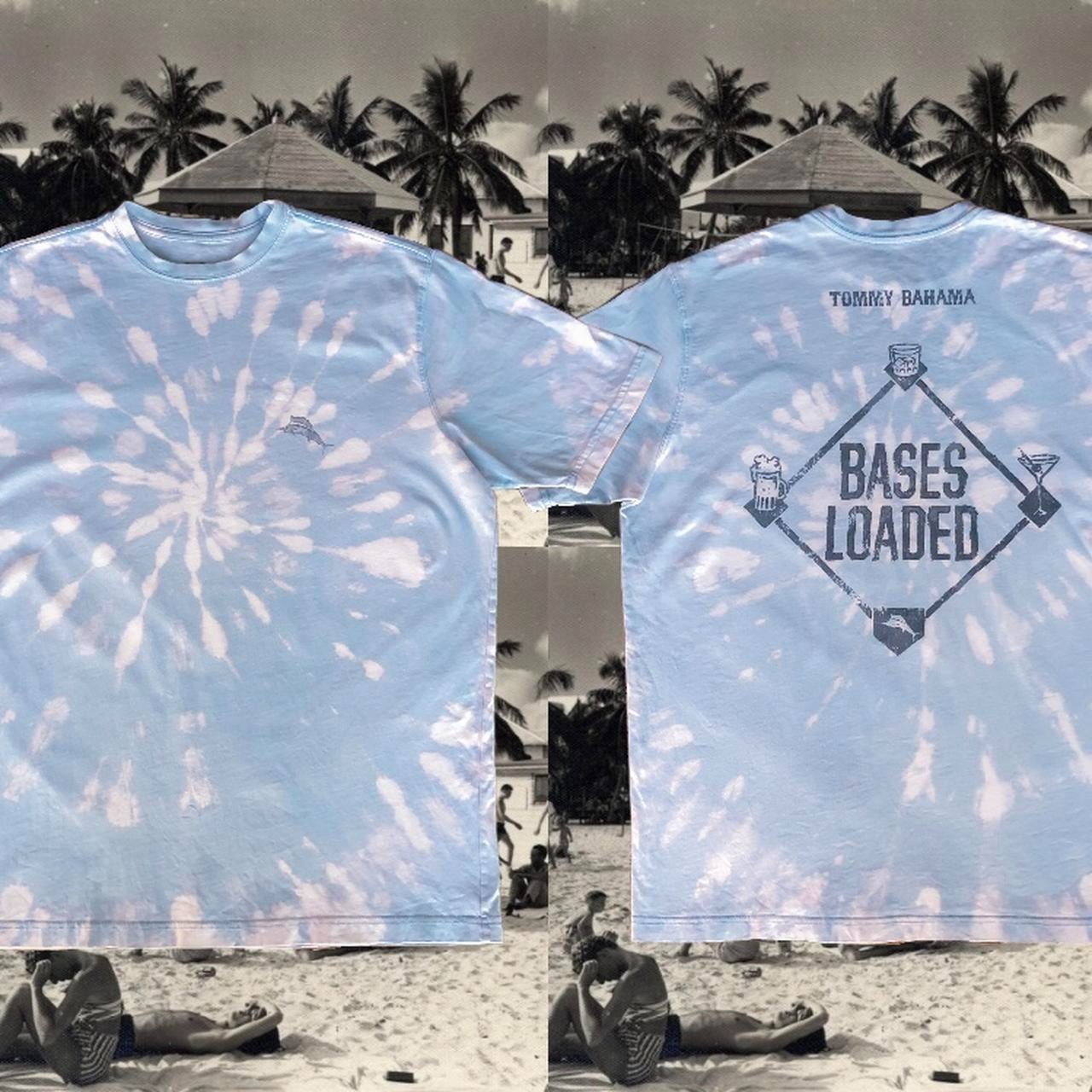 Hand-Dyed Tommy Bahama Bases Loaded Drinking Medium T-Shirt