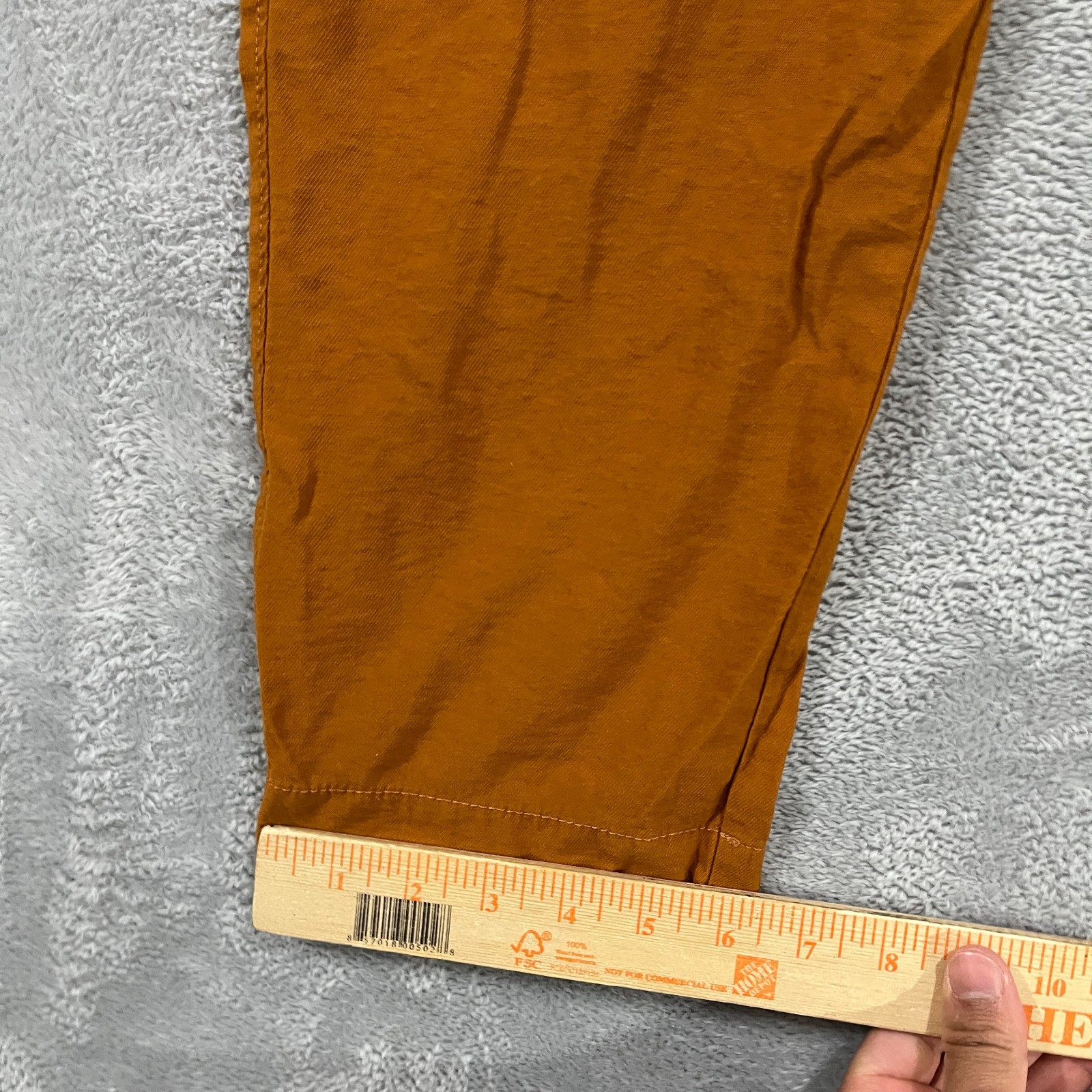 Madewell Pants S Dunaway Paperbag Ankle Tie Waist Belted High Rise Burnt Orange