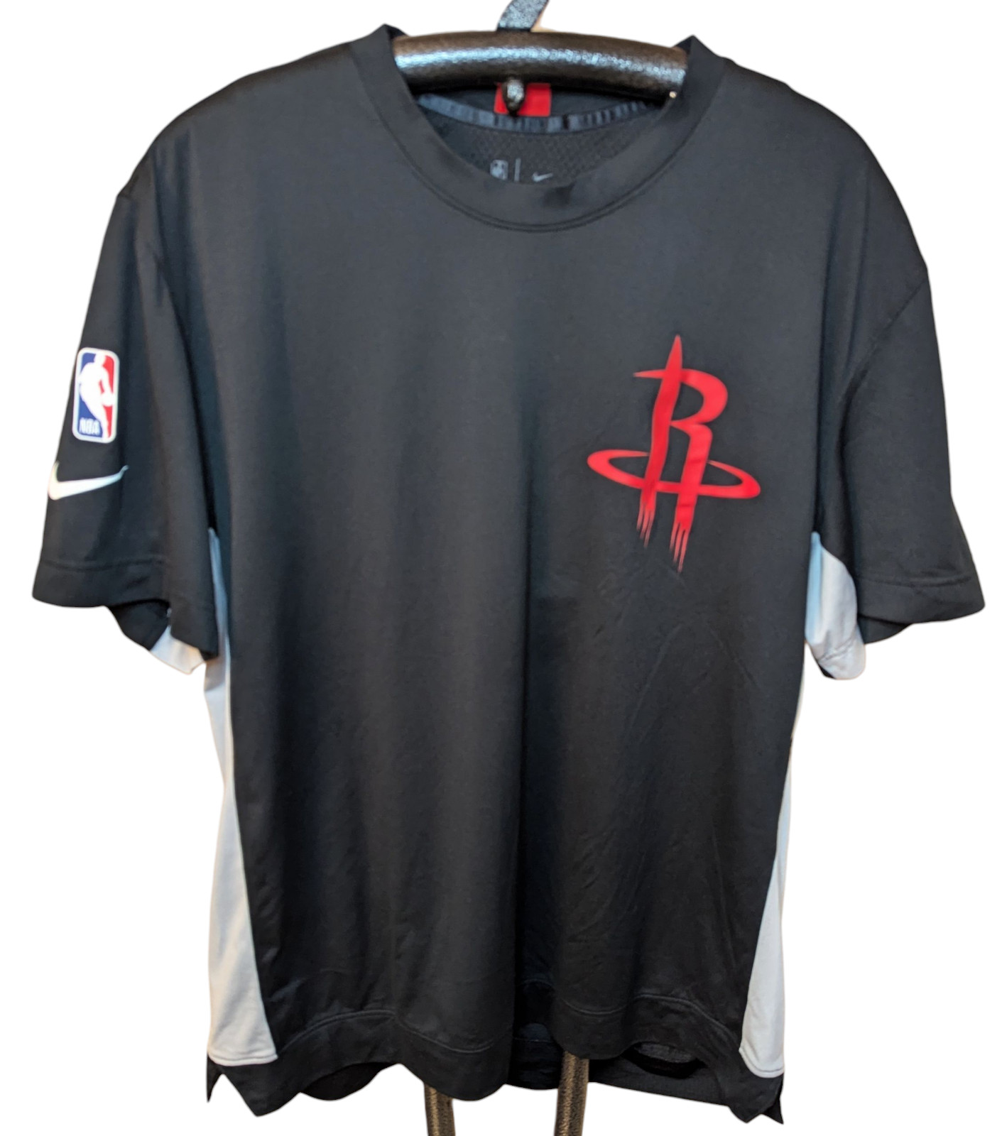 Nike HOUSTON ROCKET Shooting Shirt Mesh City Edition Mens XL Performance H-Town
