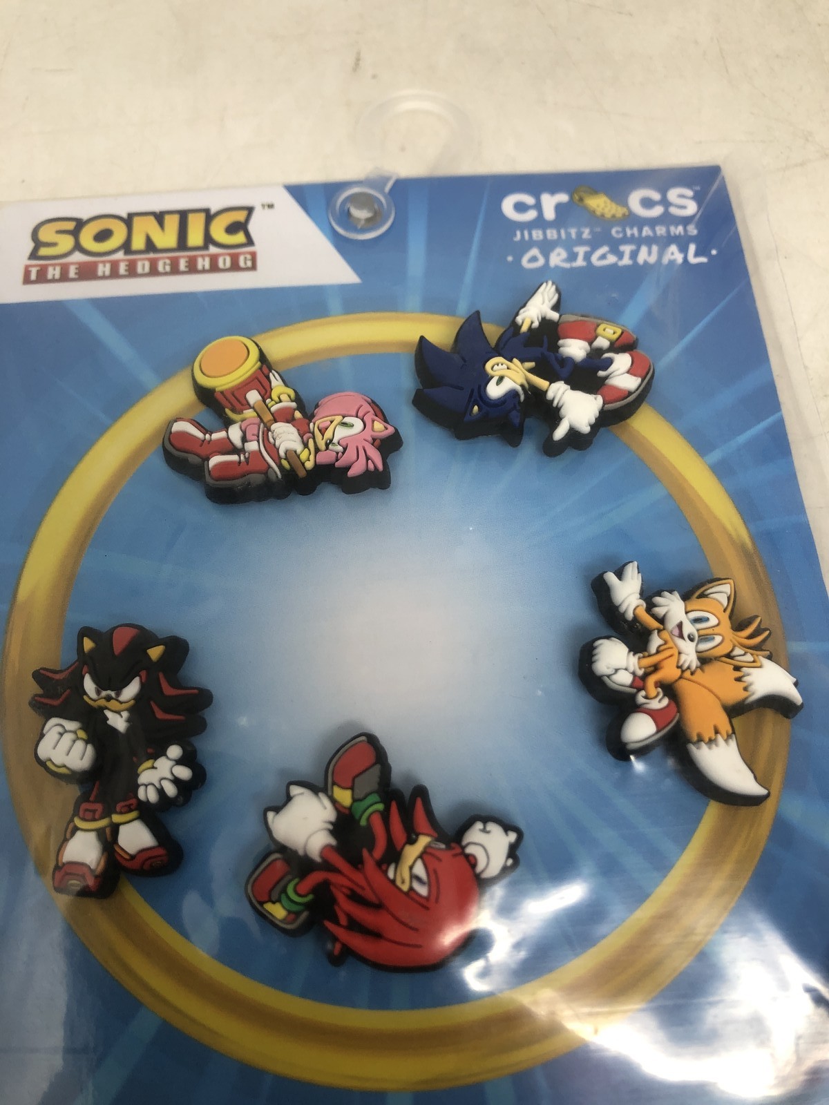 Crocs Jibbitz Charms Shoe Sonic The Hedgehog 5-Piece Set