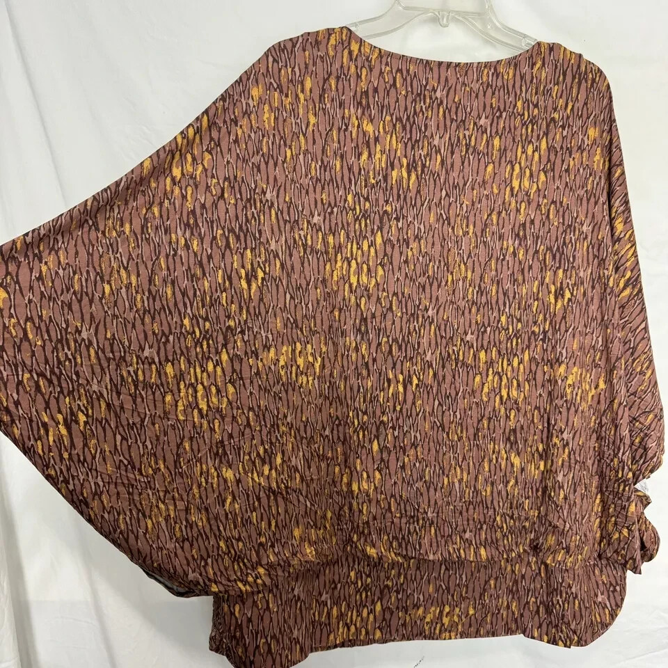 QVC Flowy Leopard Layered Tank & Cardigan Cape Jersey All Seasons Luxury
