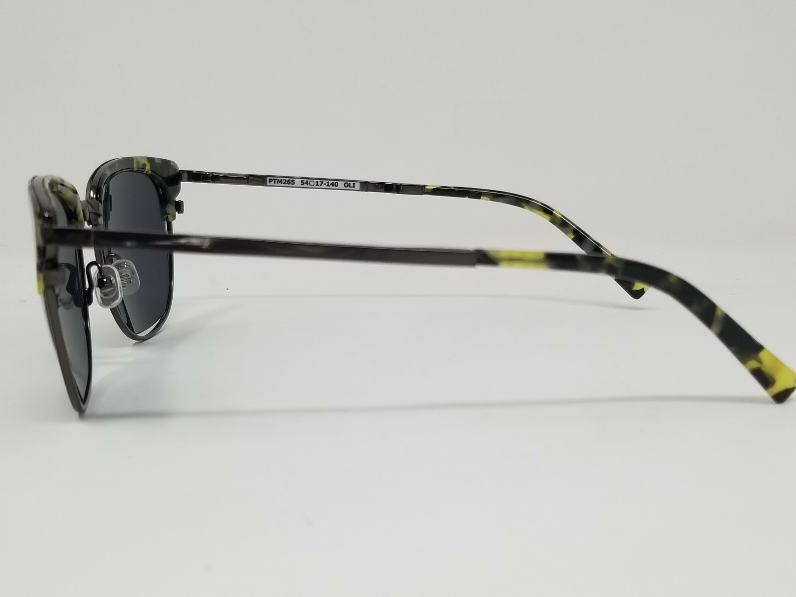 Classic PTM265Half Frame Polarized Semi-Rim 54-17-140 Green Tortoise #0700017