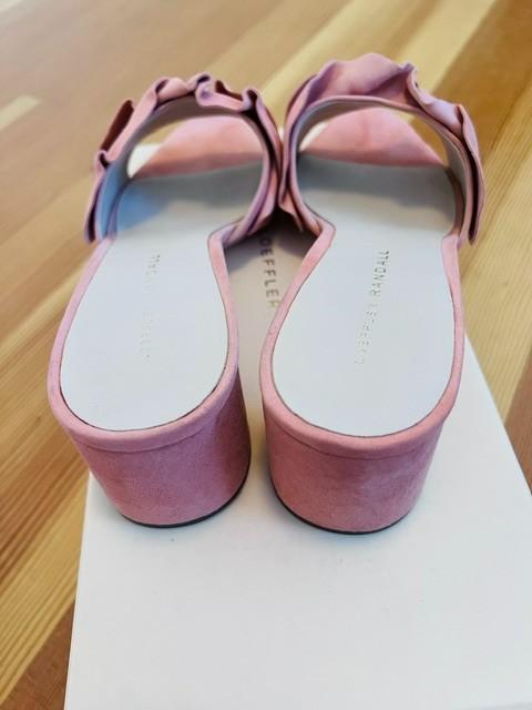Loeffler Randall Neutral Suede Slides – Sz9 – EUC!
