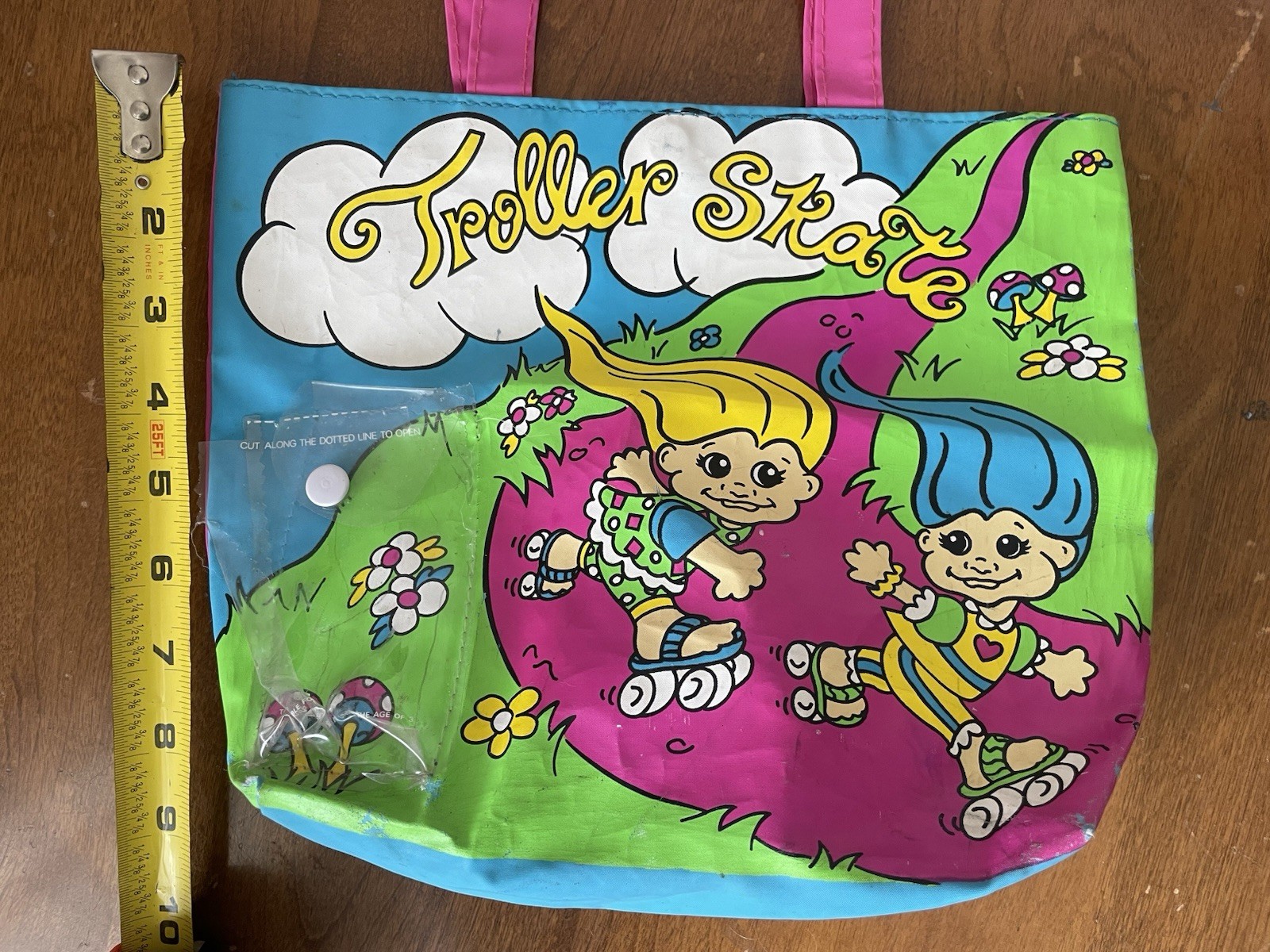 90’s Vintage Trolls Tote Bag Troller Skate