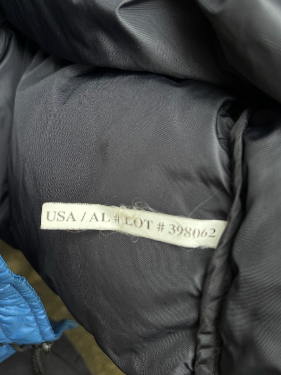 The North Face Nuptse 700 Down Puffer Jacket Blue/Black Men’s XXL