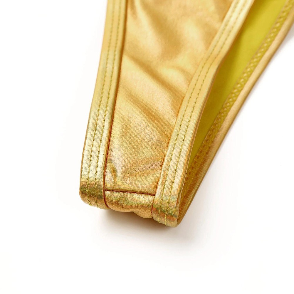 Sexy Thong Sequins Thong All Seasons Breathable Casual Style Polyester Fabric