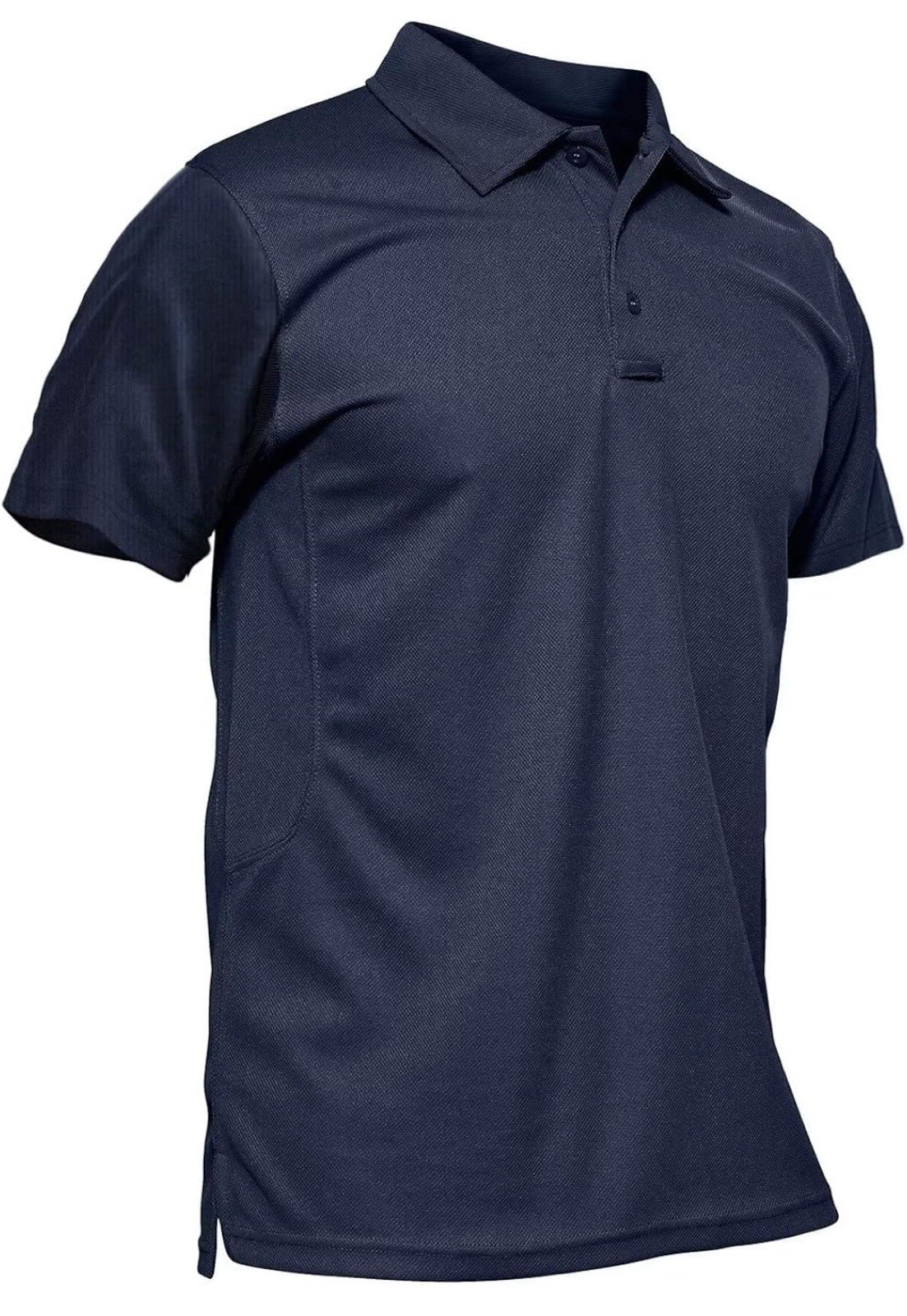 MAGCOMSEN Men’s XXL Polo Shirt Quick Dry Performance Golf Tennis Top Navy Blue