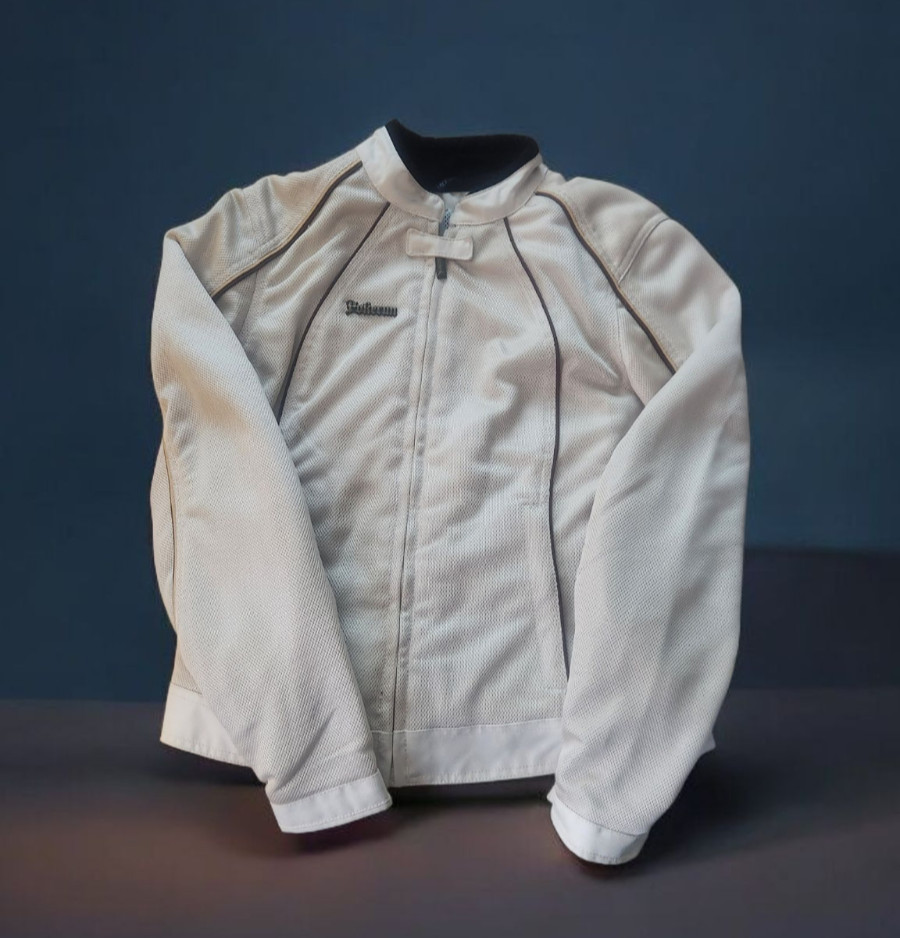 Pokerun womens biker riders jacket size M 38 chest x 21 legnth