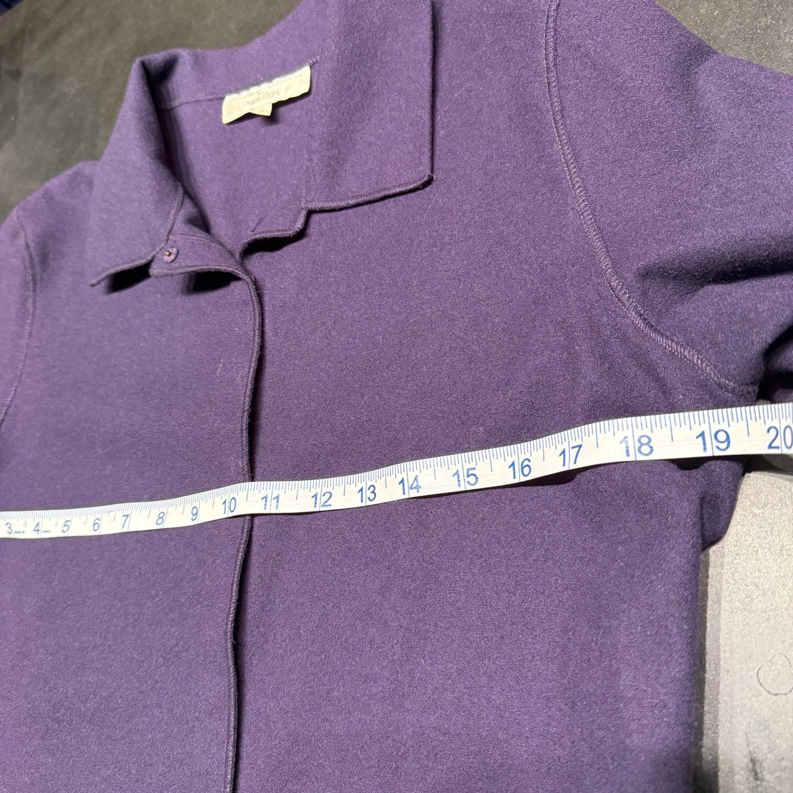 Patsy Seddon For Phase 8 Women’s Purple Wool Jacket 14 Fringe Vtg Abs Gorgeous!