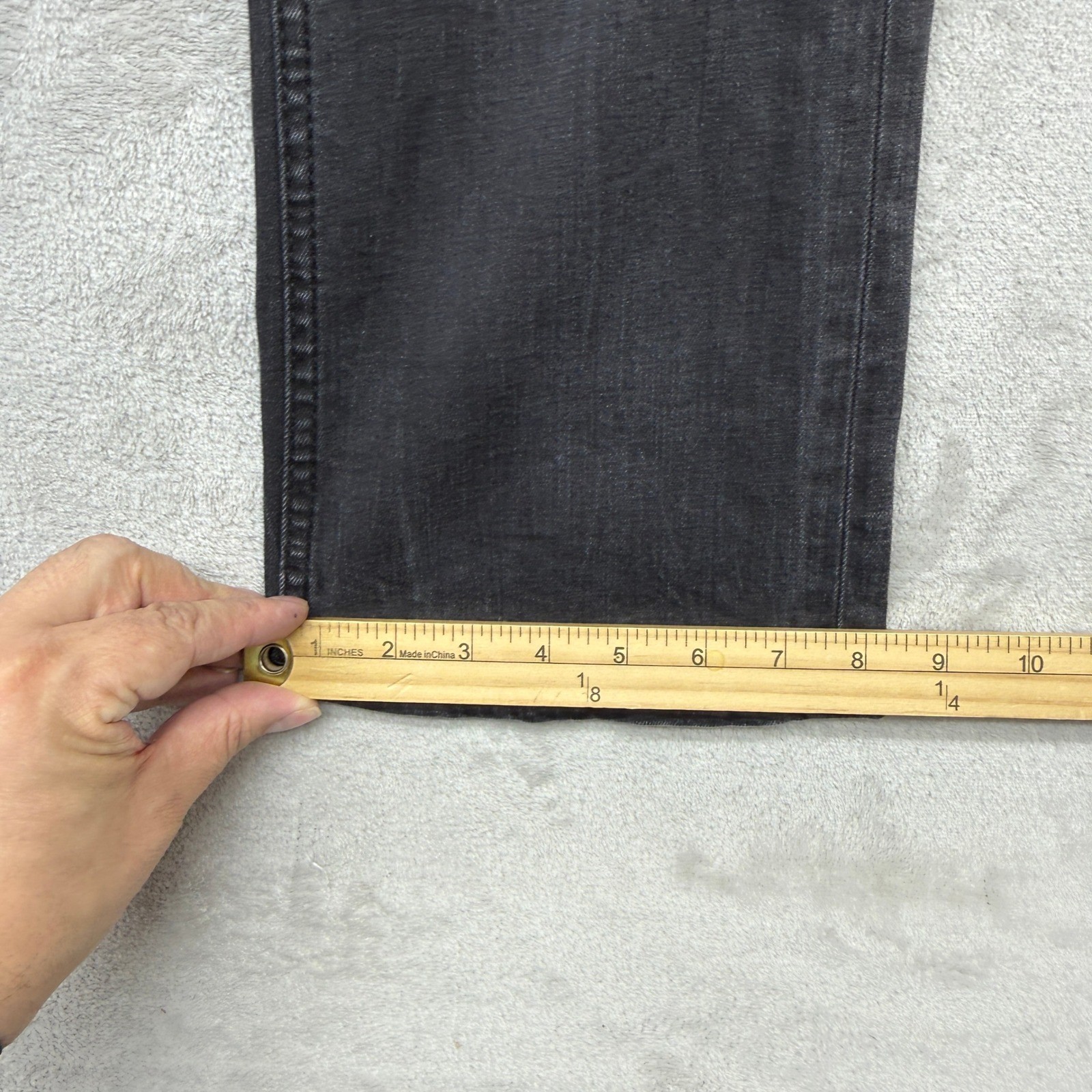 BKE Jeans Mens 28×30 Black Aiden Slim Straight Jeans Faded Stretch Denim Preppy