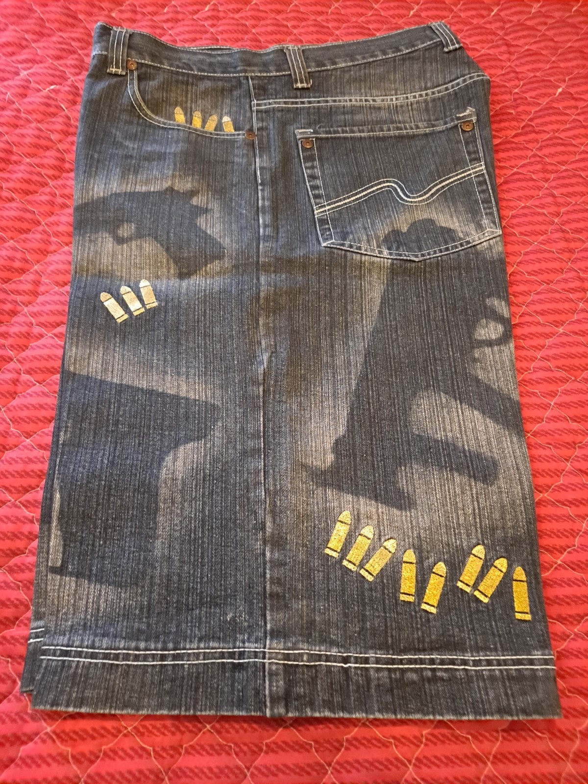 Muka denim shorts, men’s 38