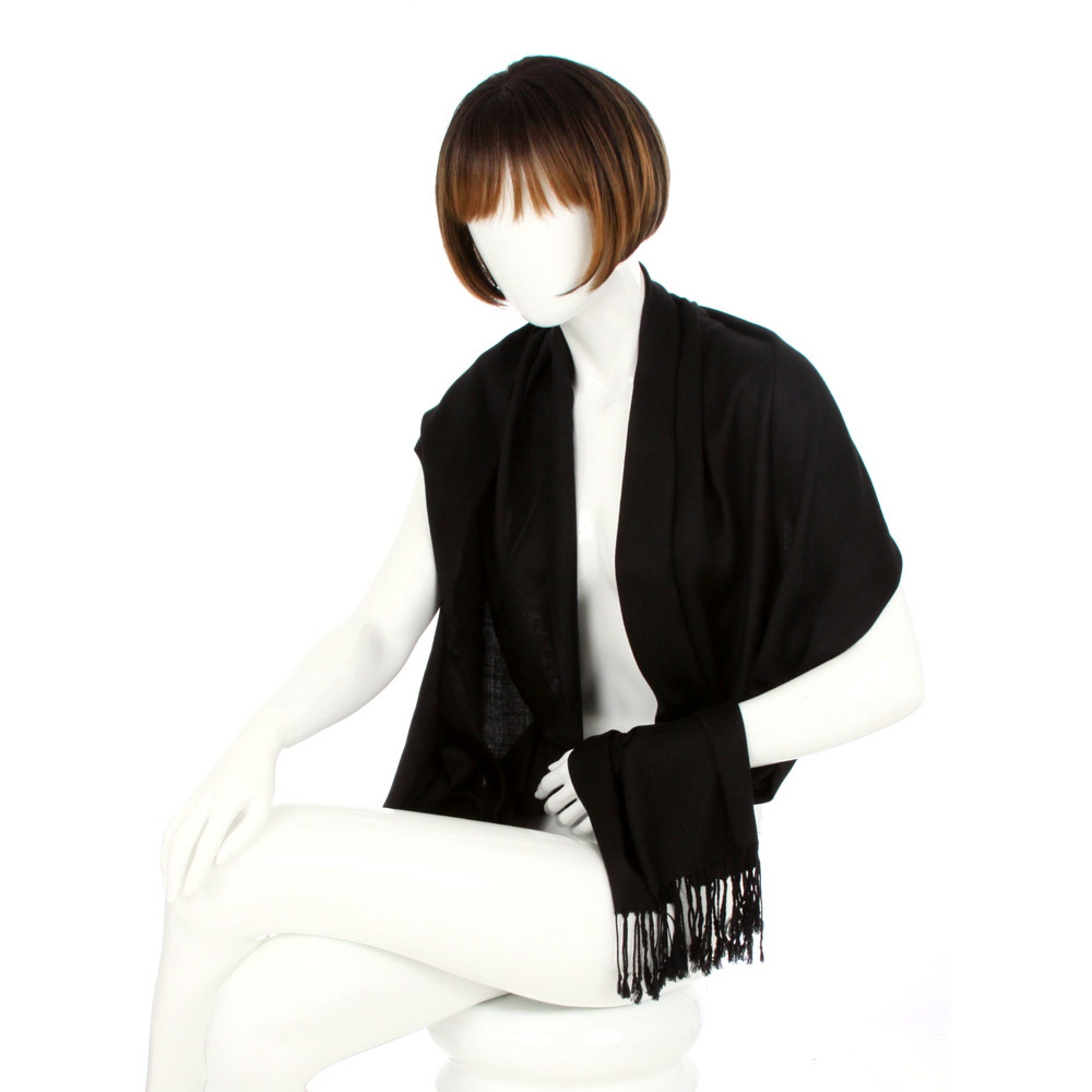 Fashion Satin Solid Pashmina 40 Colors
