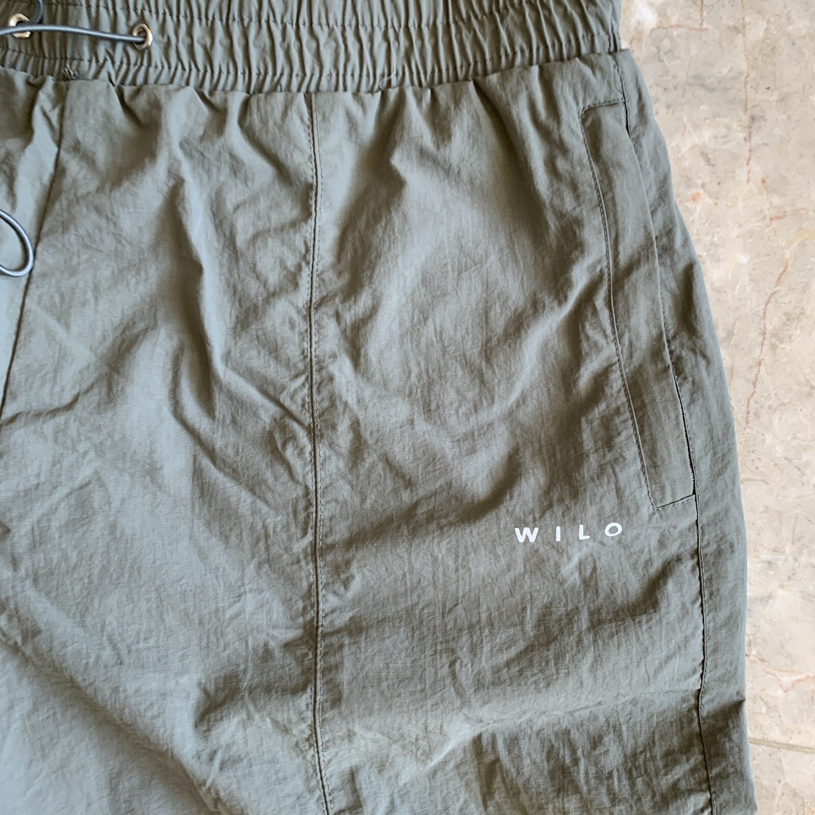 Wilo The Label Anthropologie Women’s Parachute Pants Joggers 90’s Green Large L