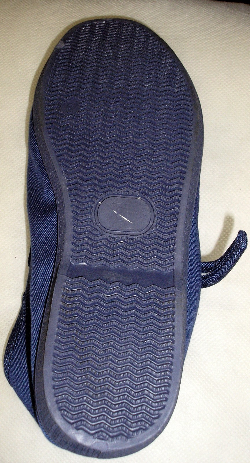 Adini -Mary Jane Ballet Cotton Canvas Yoga Shoes-Made In China-Blue