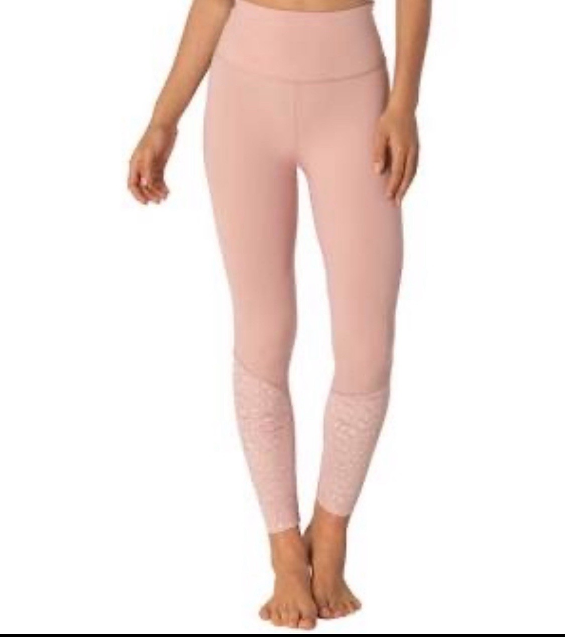 Beyond Yoga SPLA3449 Back Me Up High-Waist 7/8 Legging Tinted Rose Size S – NEW