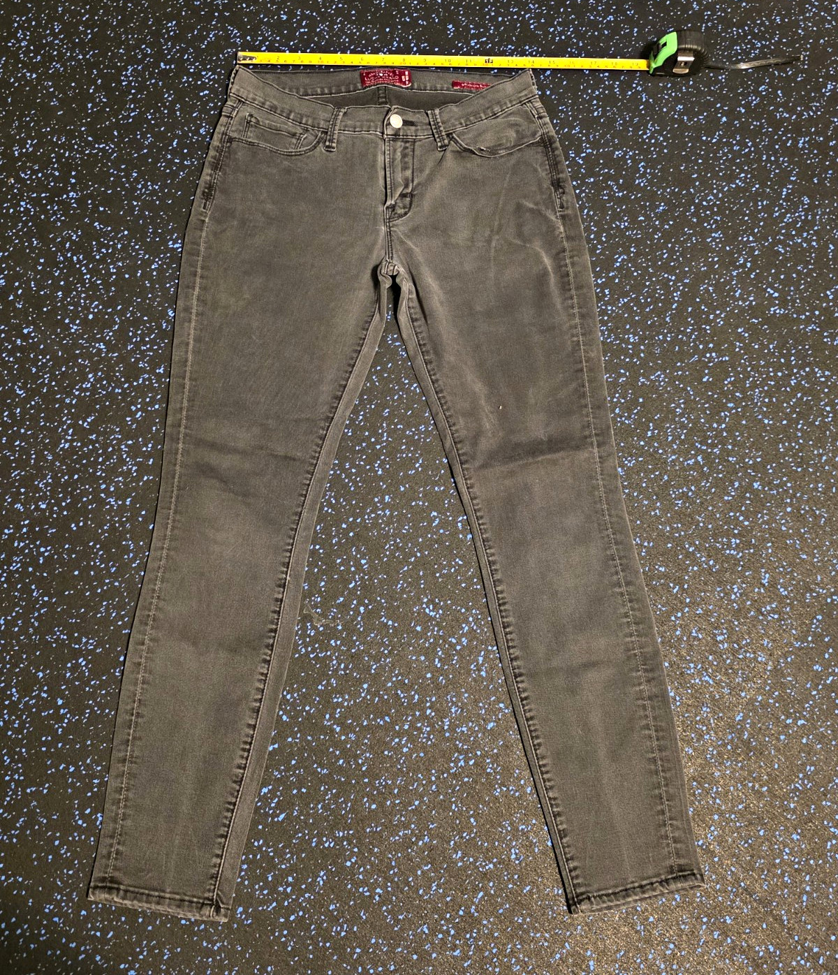 Lucky Brand Women’s Skinny Jeans Size 8/29 Gray Charcoal Wash Stretch 5-Pocket