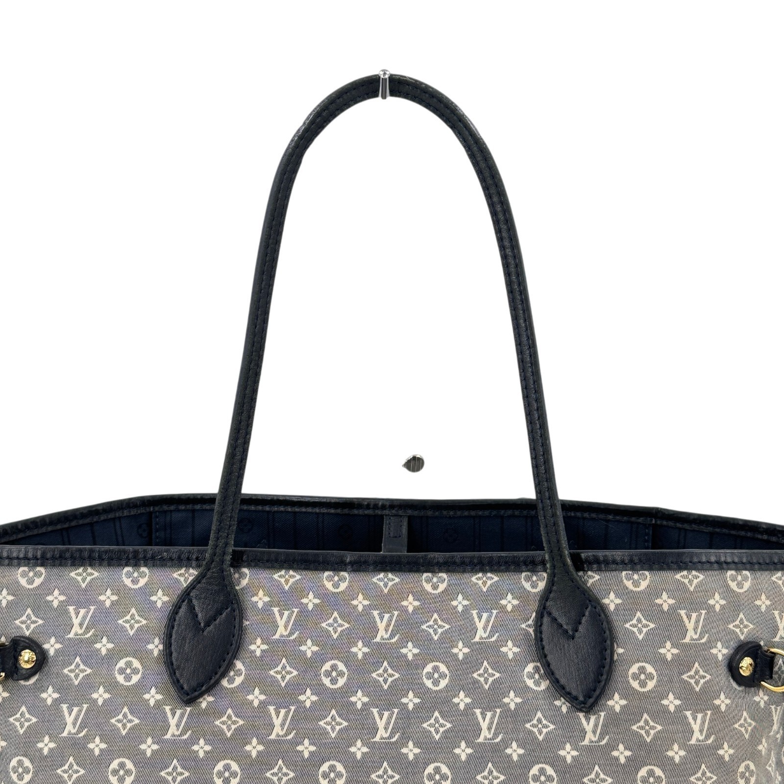 LOUIS VUITTON Neverfull MM Monogram Idylle Canvas Navy Shoulder Tote Bag M40514