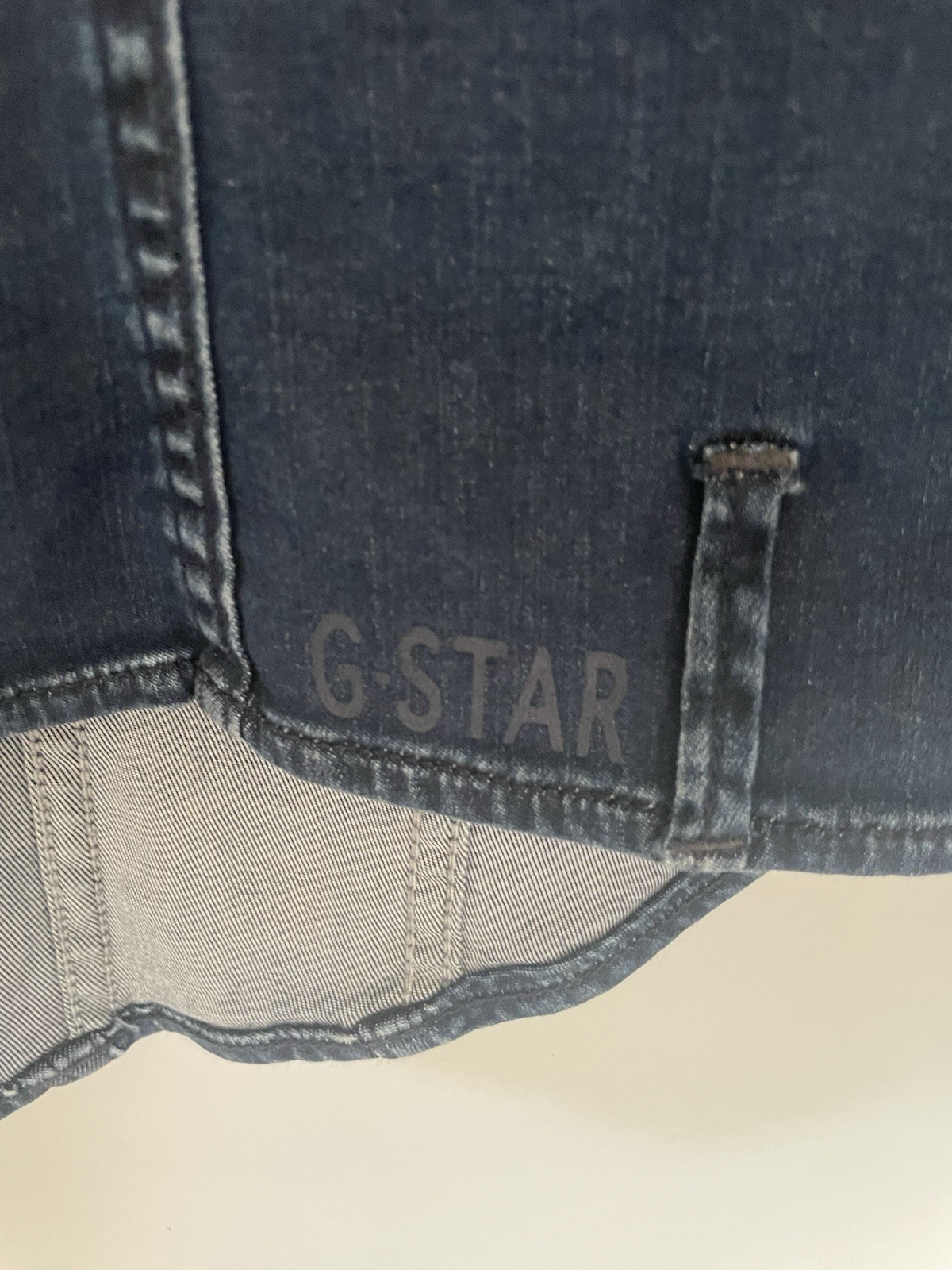 G-Star RAW Women’s Arc Slim 3D Western Denim Shirt Navy Blue Size Medium