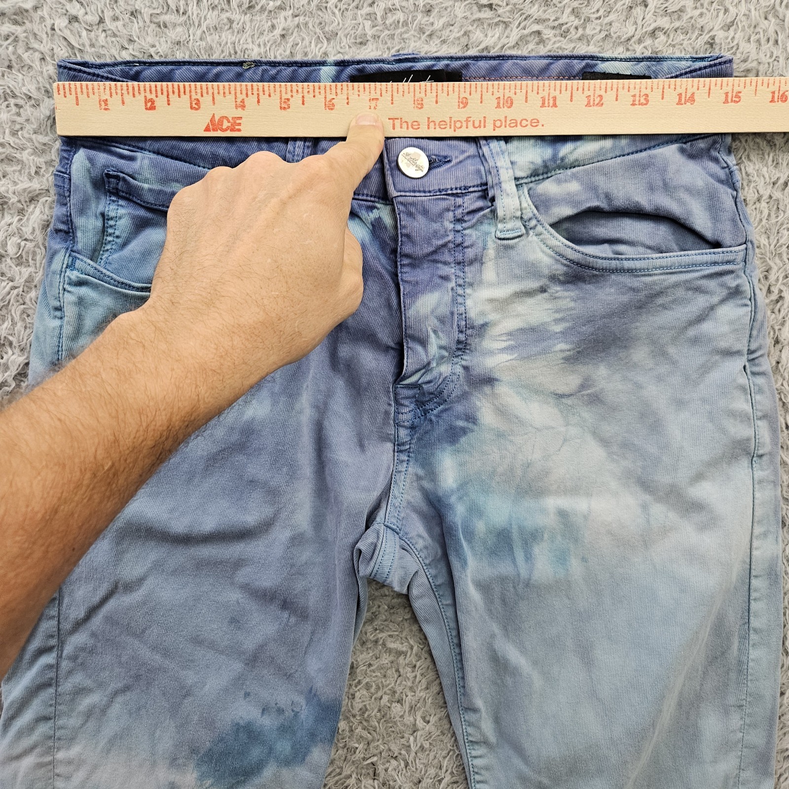 34 Heritage Jeans 30×30 (fits 30×29) Tie Dye Stretch Mid Rise Straight