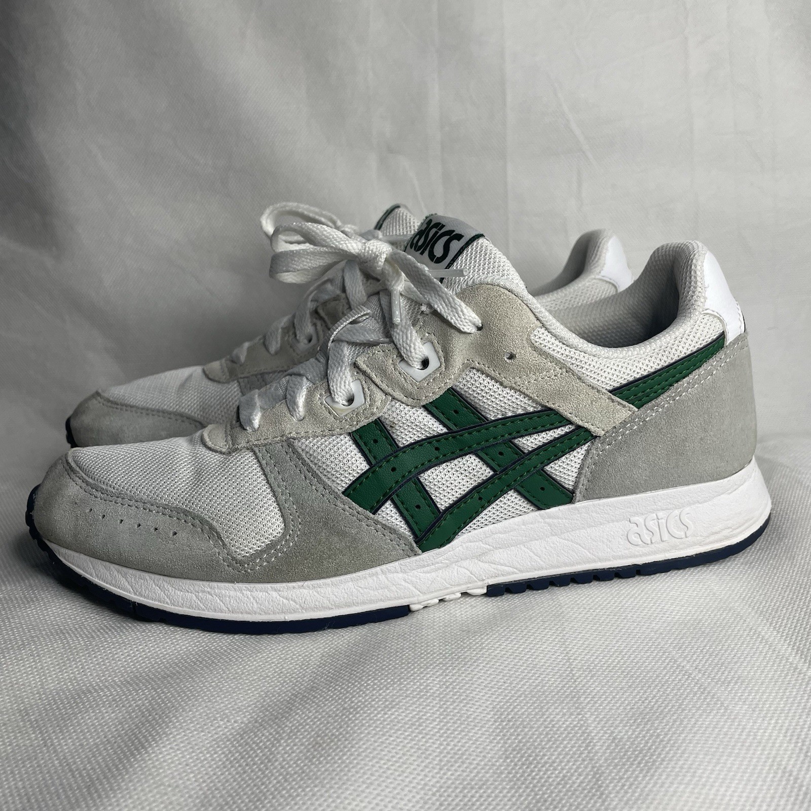 Asics Lyte Classic Casual Sneaker Shoes Mens Size US 7 White Green 1201A477-120