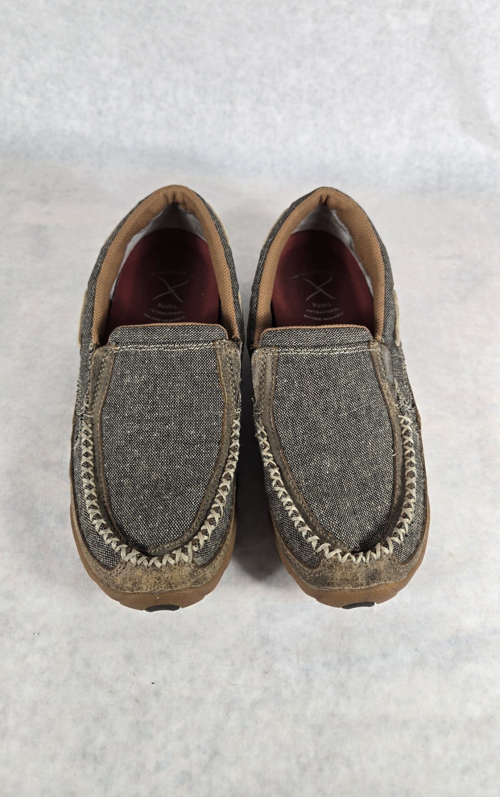 Twisted X Men’s ECO TWX Slip-On Driving Moccasins~Moc Toe~MDMS012~Size 8 NICE
