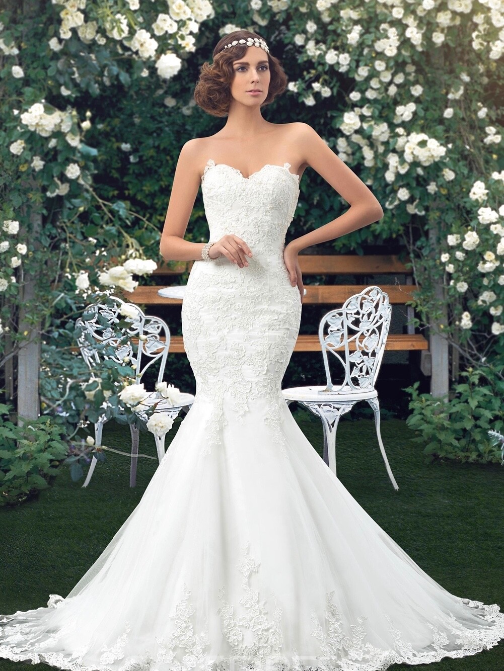NEW Wedding mermaid gorgeous classic dress