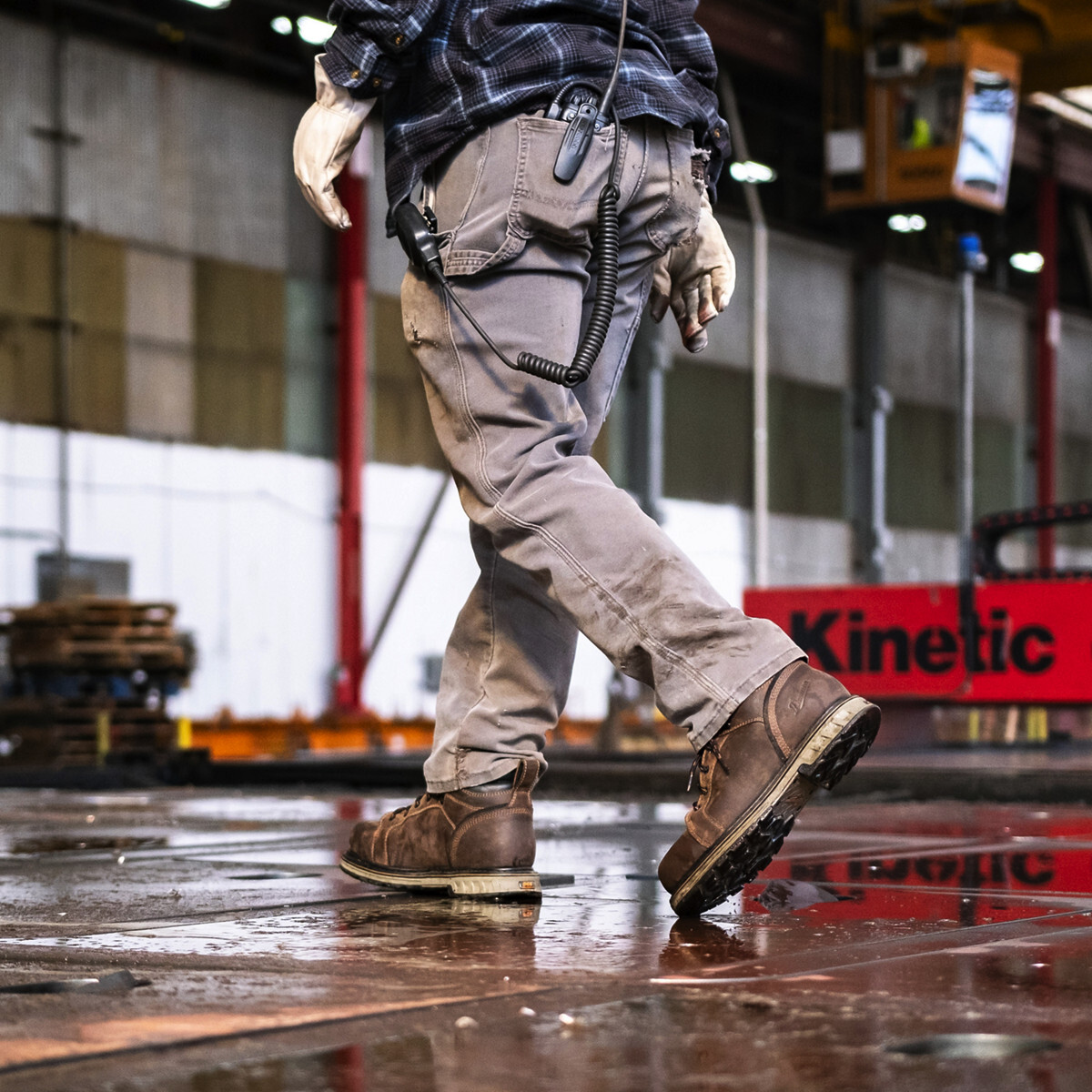 DANNER® STEEL YARD 6″ BROWN STEEL TOE WORK BOOTS 12531 – ALL SIZES – NEW