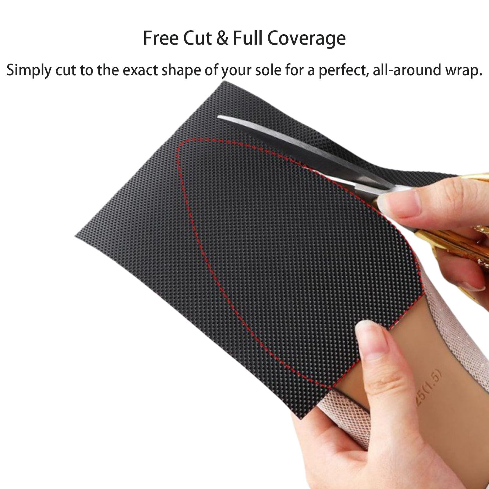 39 in Sole Protector for High Heel Shoes, Anti-Slip Shoe Bottom Protector, Se…