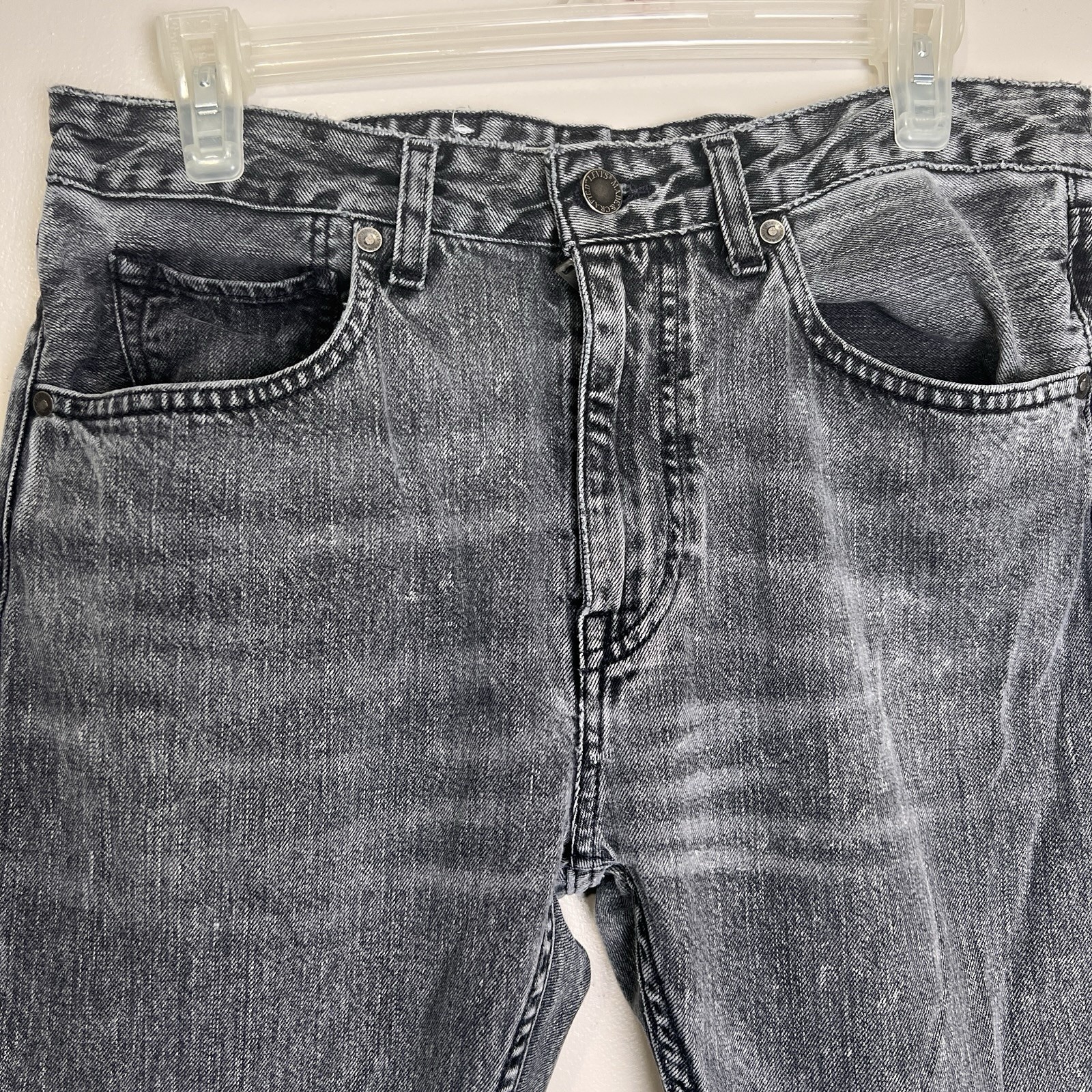 Levi’s Made & Crafted Gray Tack Slim Jeans 32” Waist, 10.5” Rise, 25” Inseam EUC