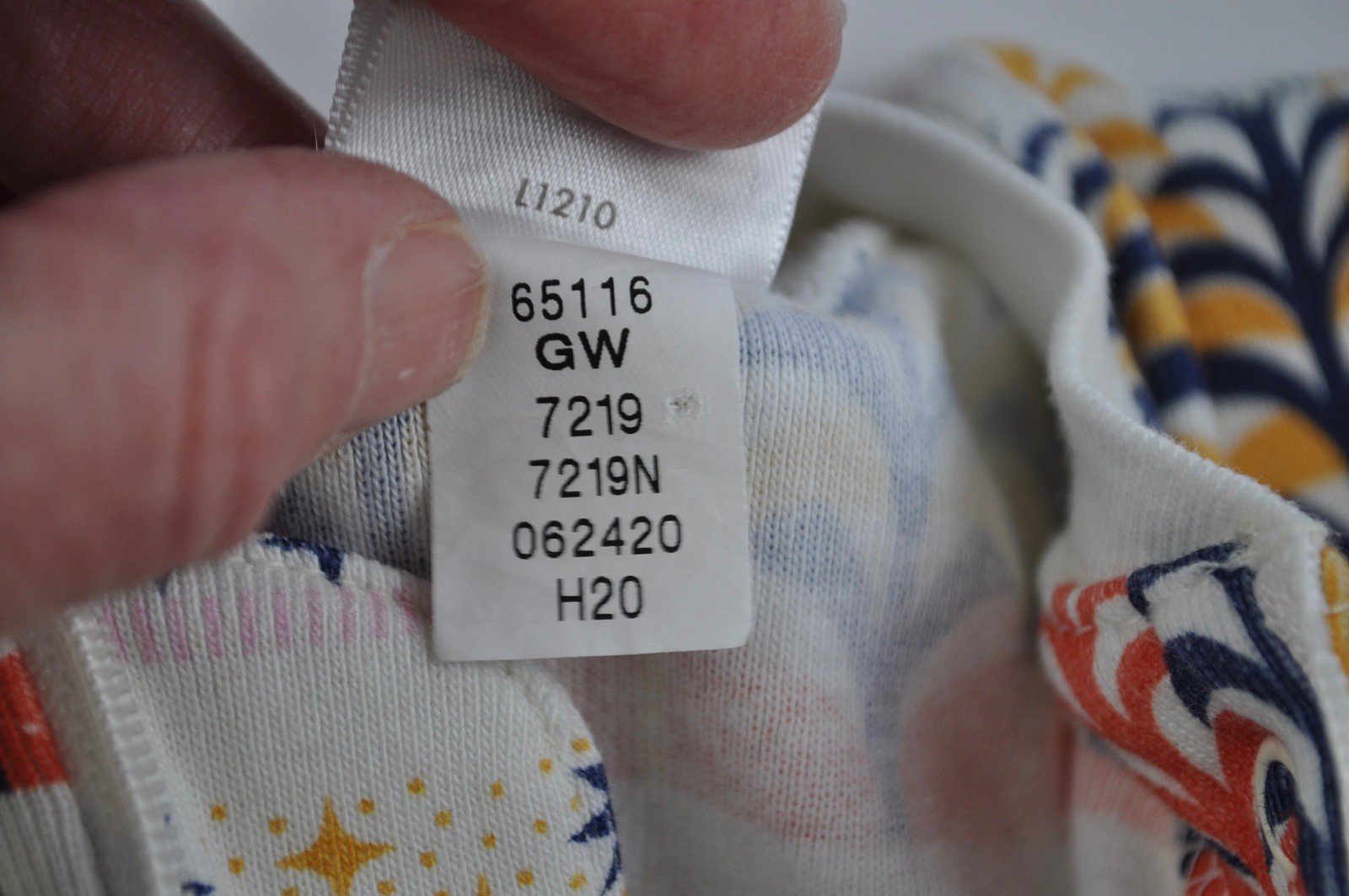 Hanna Andersson Pajamas One Piece Long Sleeve Size 18-24 Months/80cm Dahl