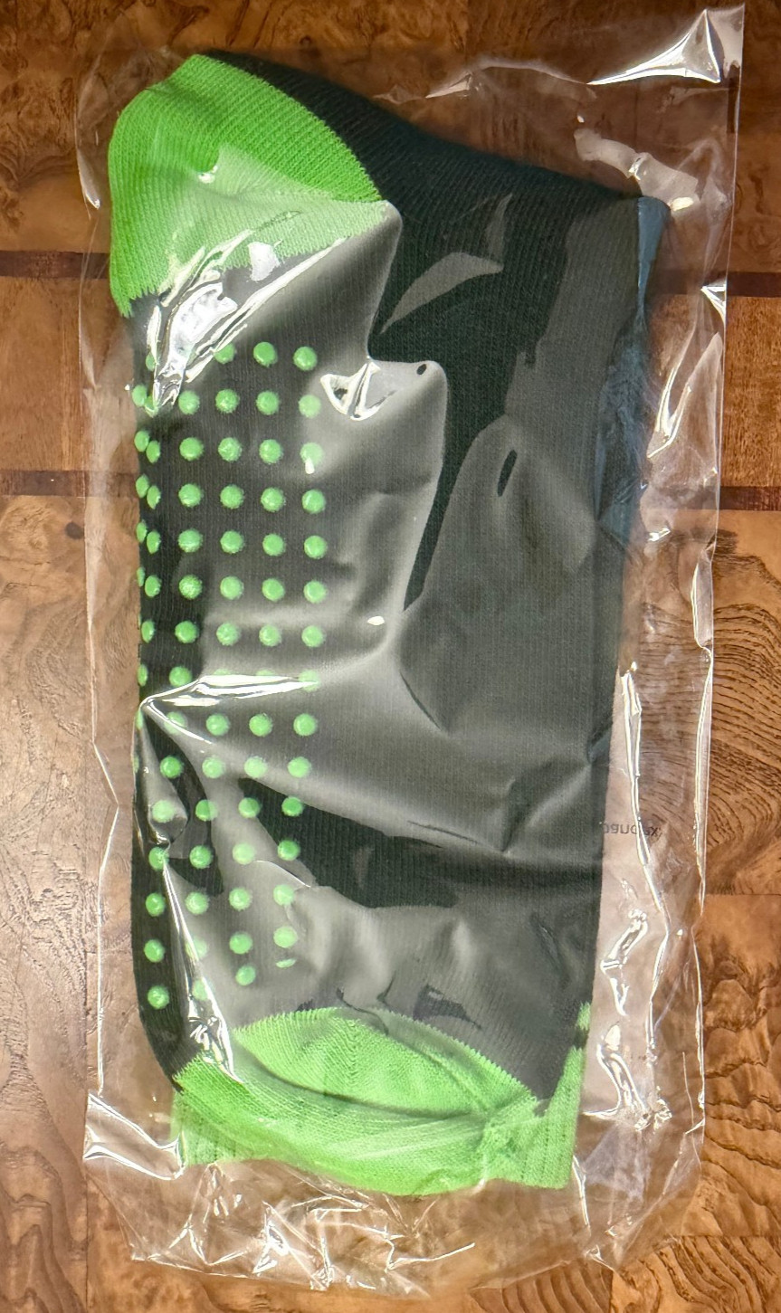 Humana Men’s Crew Socks – Mid Calf Non Slip Anti-Skids Socks – Large
