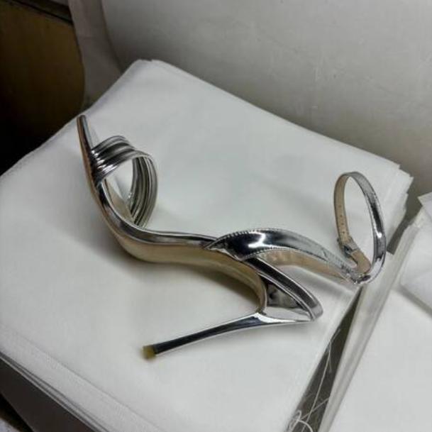 Women’s Leather Stilettos Heel Sandals Peep Toe Shoes Formal Roman Sexy Fashion