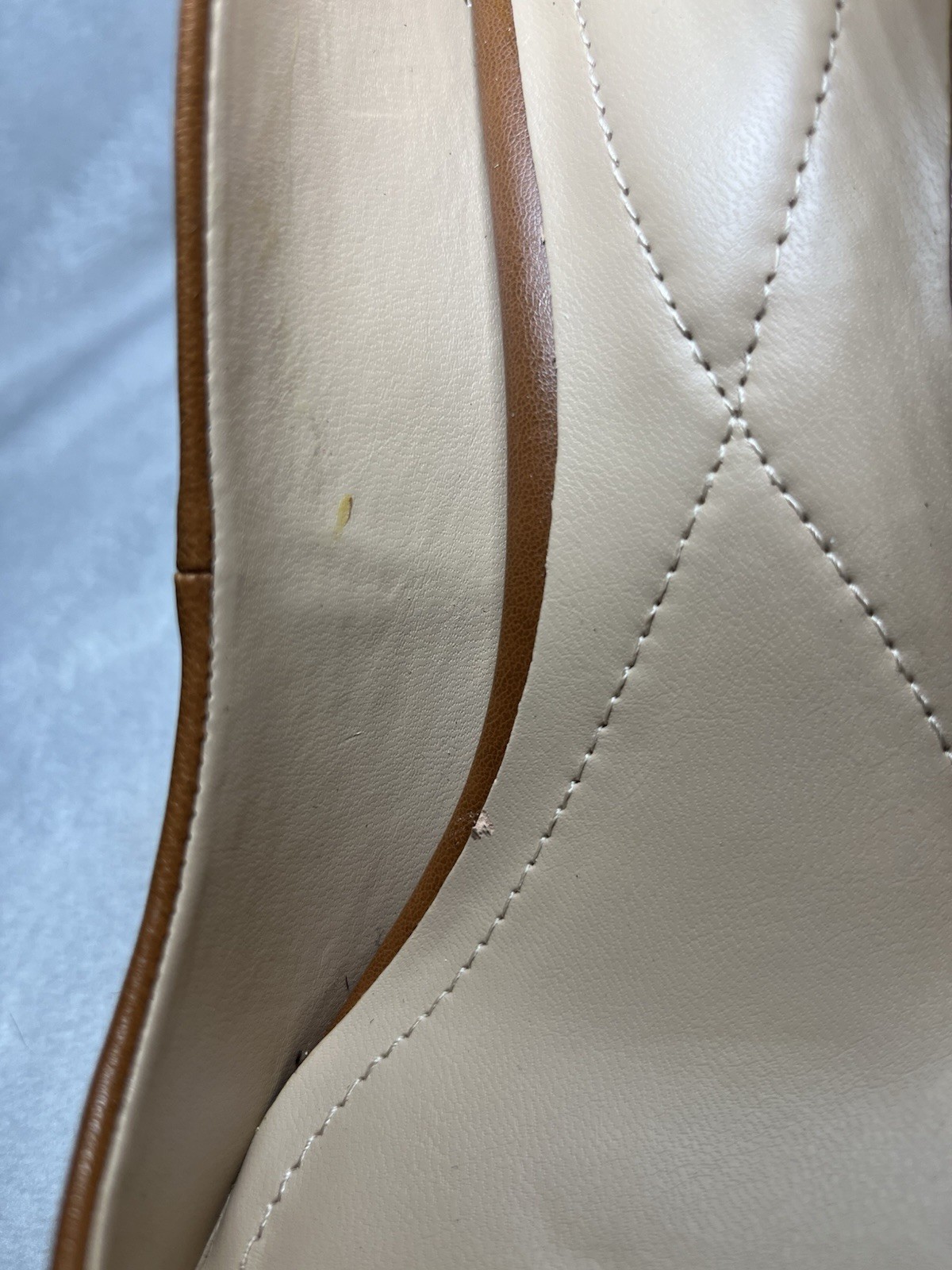 Alfani 3 Inch Caramel Brown Leather High Heels