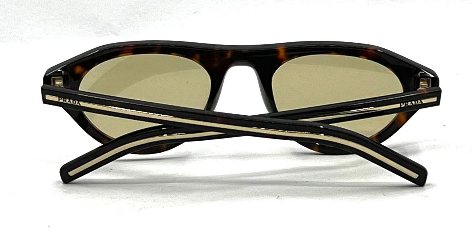 Prada SPR B15 17N-70R Tortoise Sunglasses Unworn Full Kit Made Italy