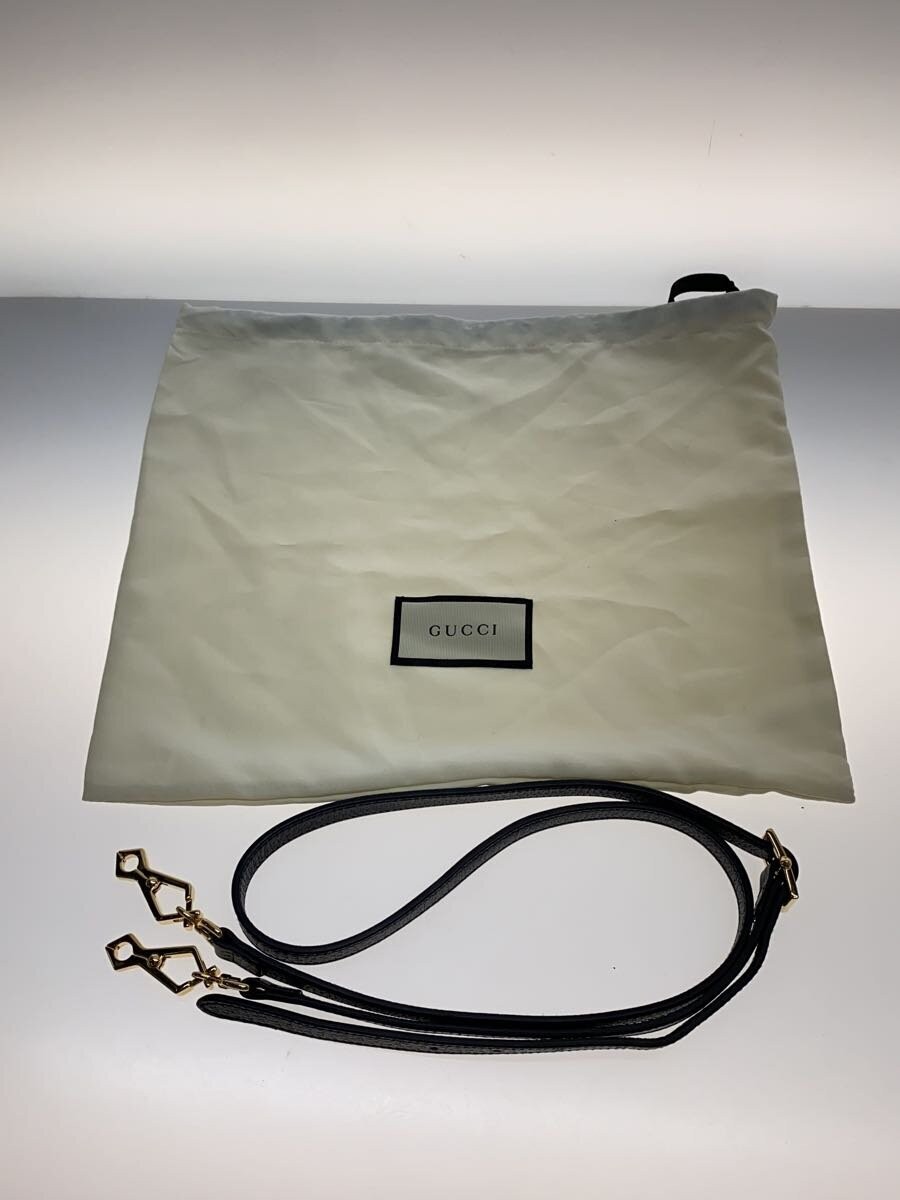 GUCCI Ophidia GG Handbag Leather BLK 547551