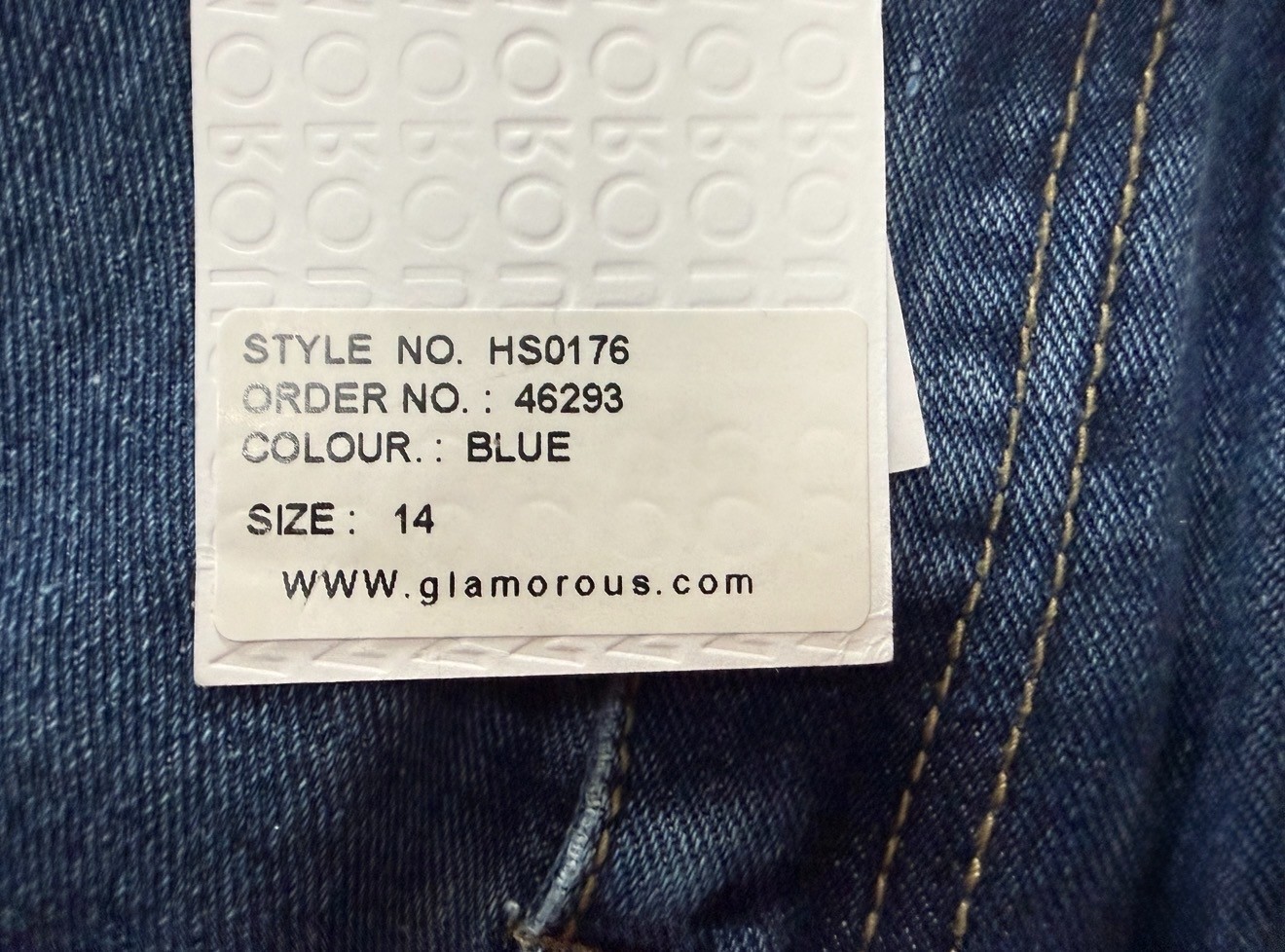 Glamorous Floral Embroidered Jeans – NEW W/ TAGS