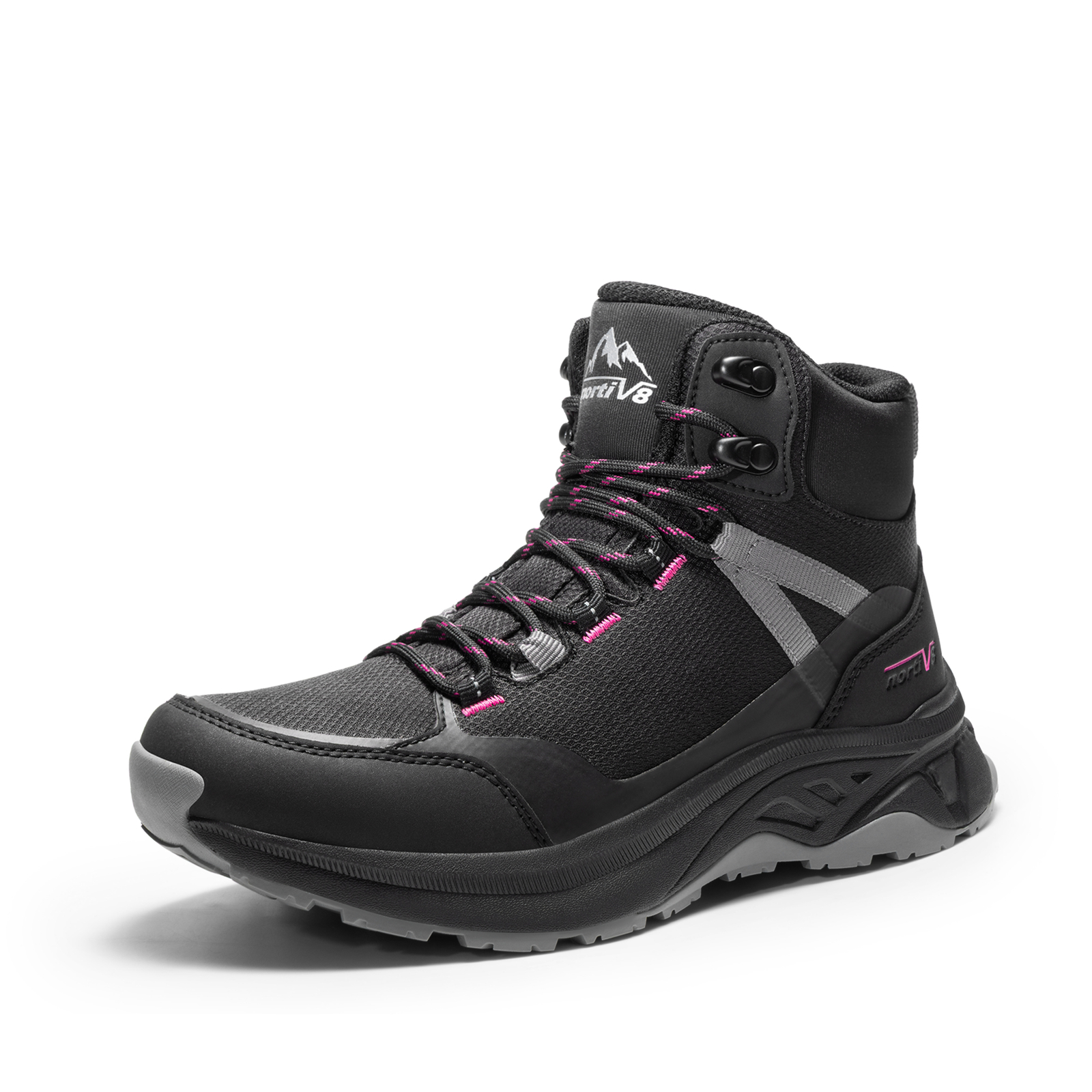 NORTIV 8 Women Hiking Boots Waterproof Lightweight Outdoor Trekking Camping