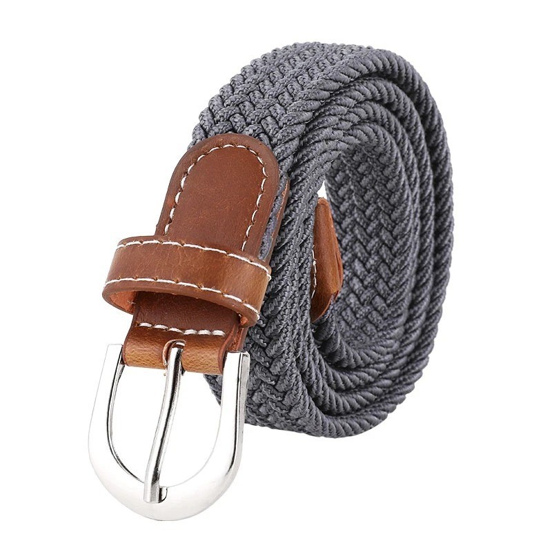 Elastic Fabric Braided Belt,Enduring Stretch Woven Belt for Unisex Men/Women/Jun