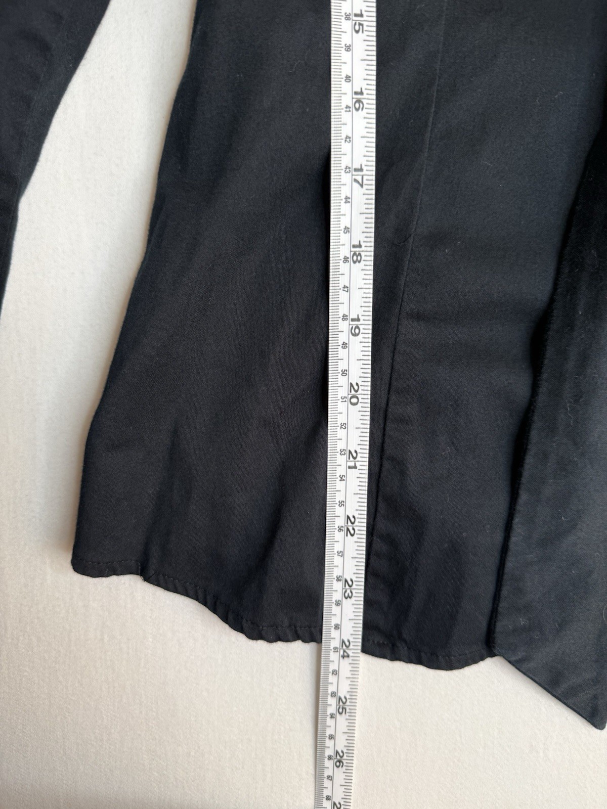VTG Y2K Old Navy Black Long Sleeve Front Tie Top Dark Cottage Core Size XL