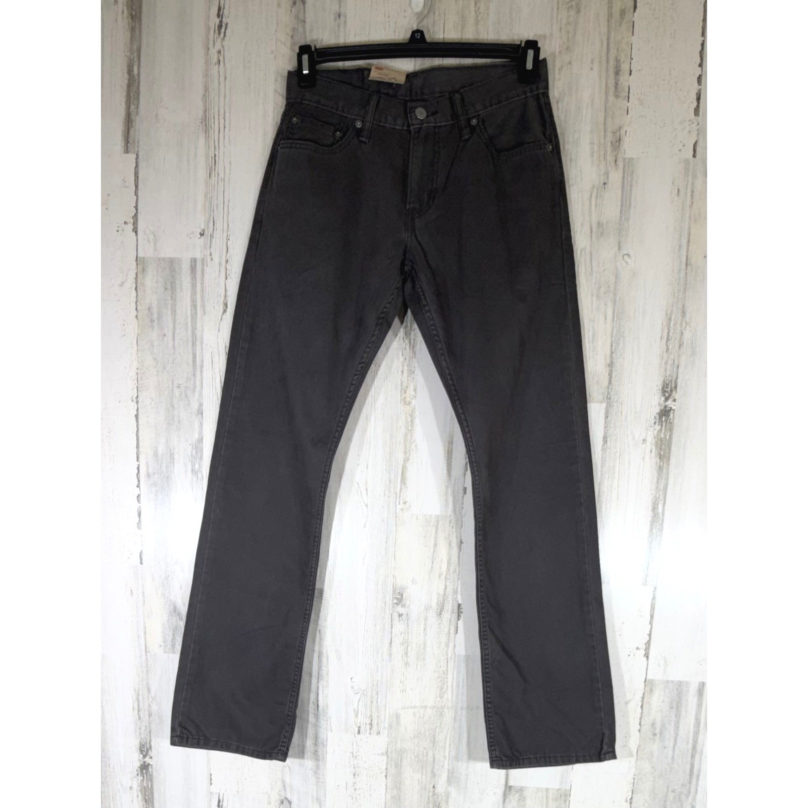 Levis 514 Slim Straight Fit Chino Pants 30×32 Charcoal Gray 100% Cotton NWT