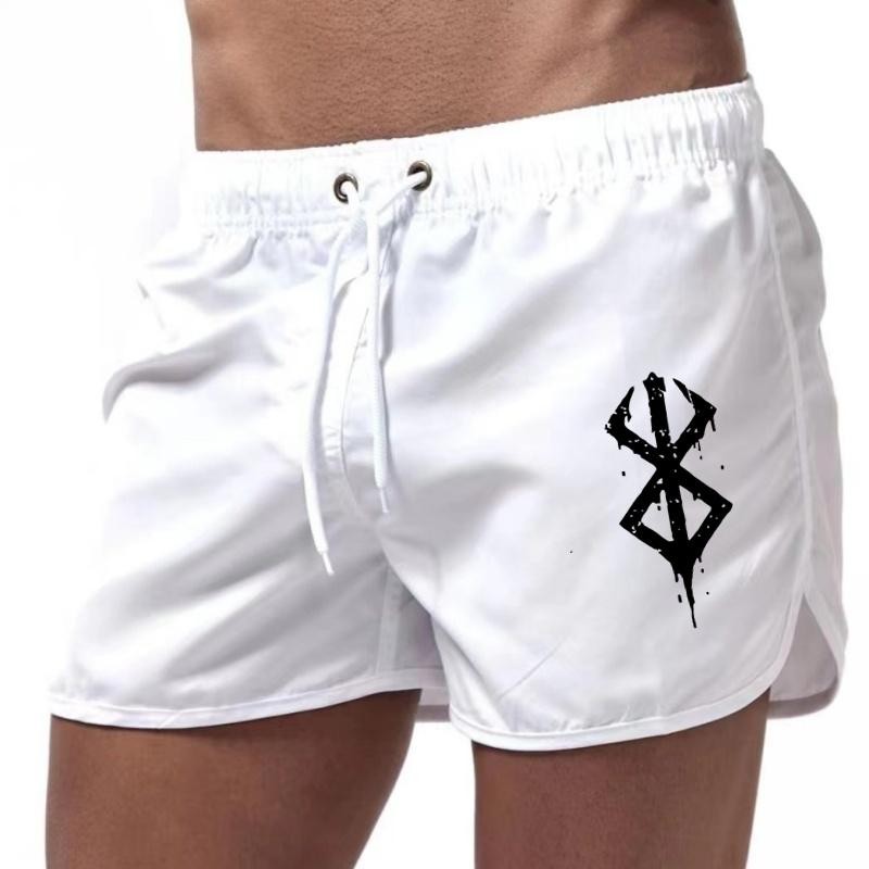 Men’s Quick Dry Swim Shorts Beach Board Shorts with Pockets Breathable Surf