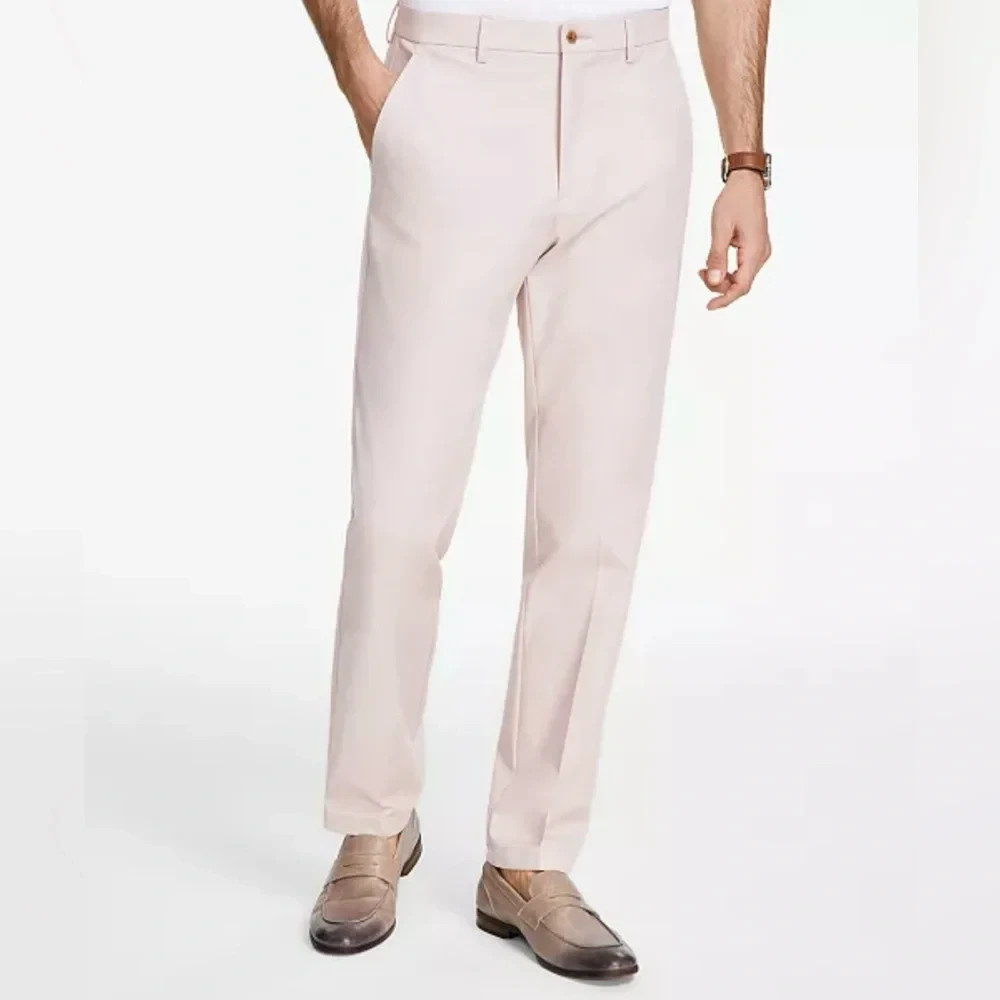 NWT Michael Kors Pants Mens Size 40×30 Pink Rose Classic Fit Stretch