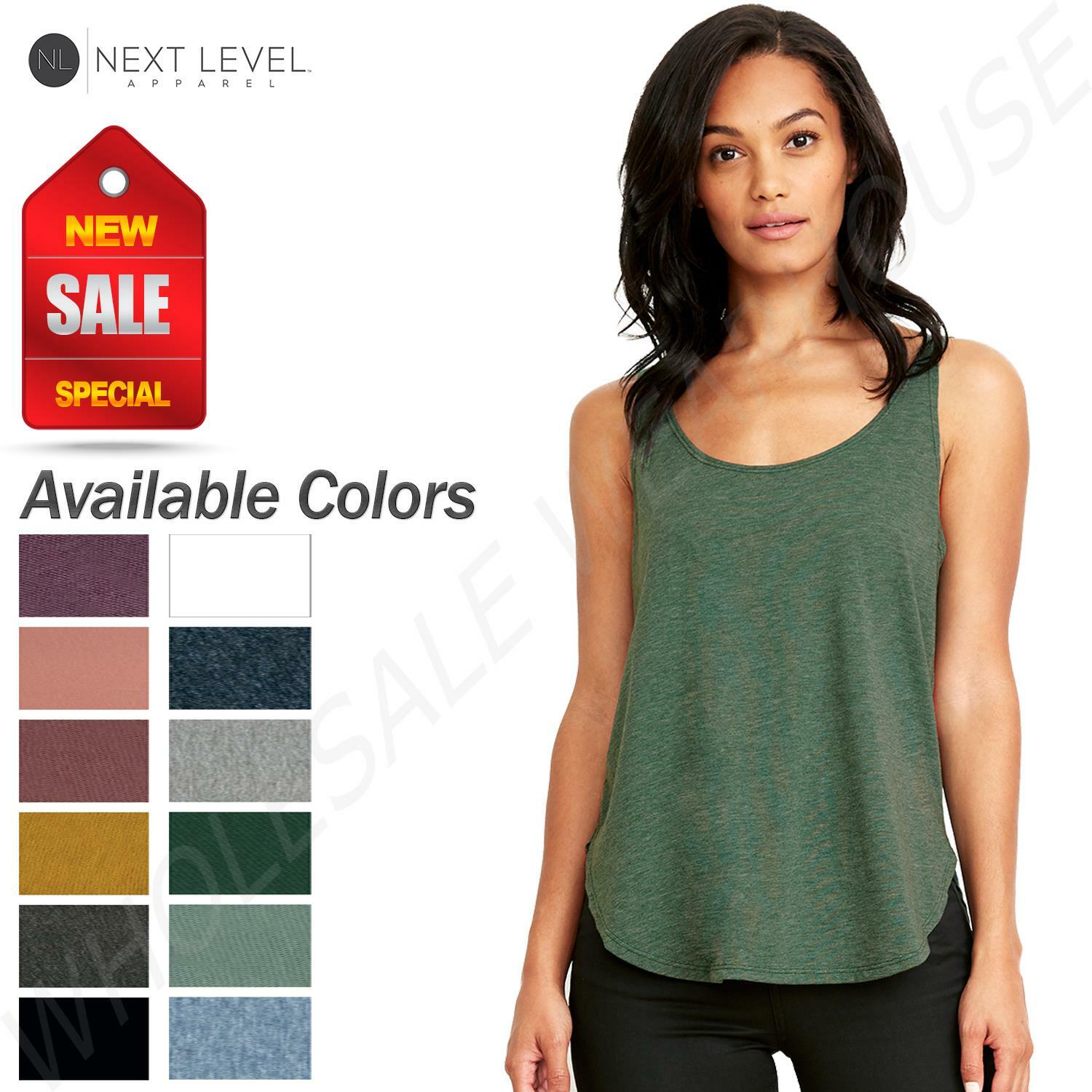 Next Level Womens Festival Tank Top Sizes XS- 2XL 5033